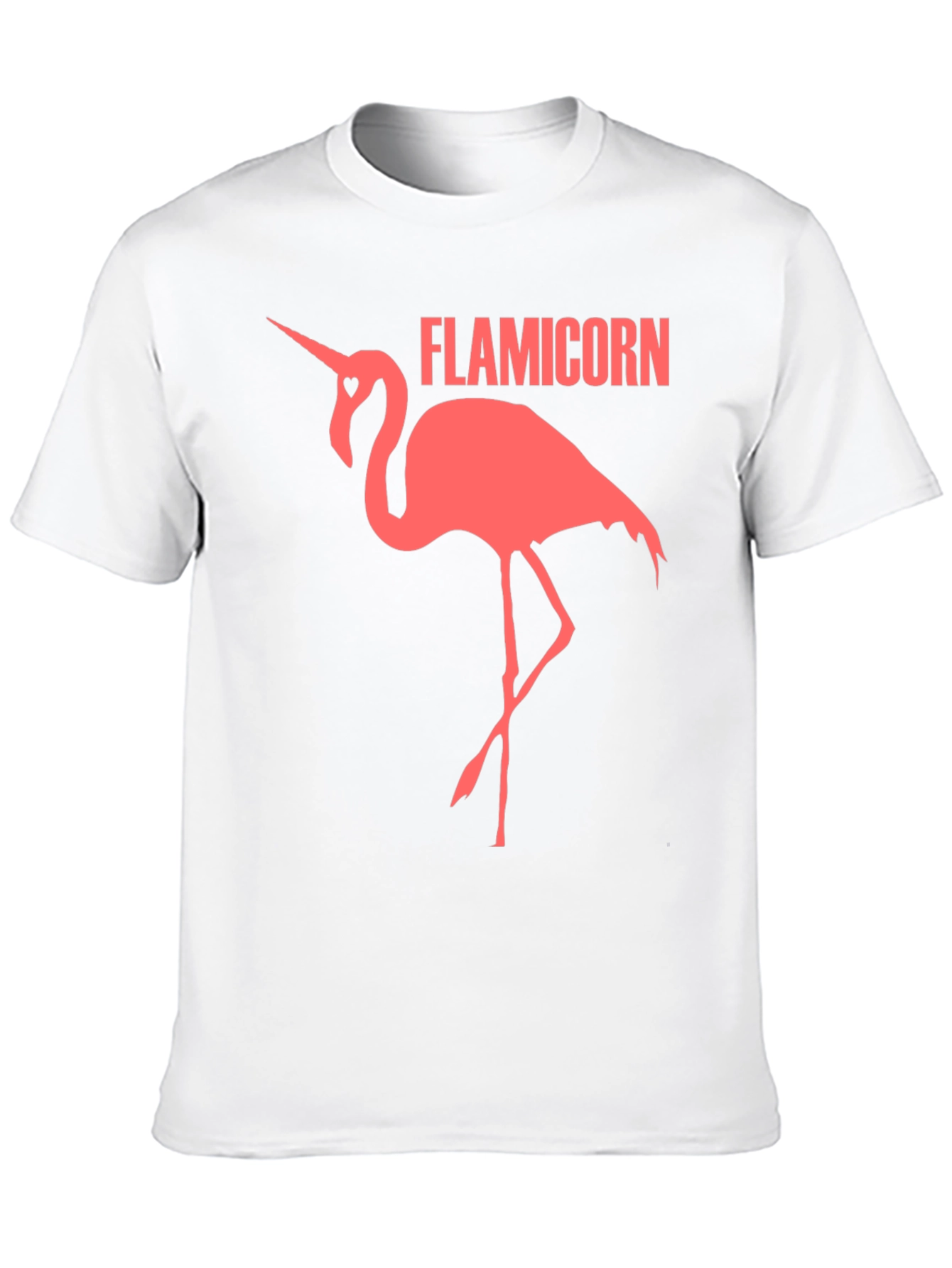 Flamicorn Graphic Tee - Black Cotton