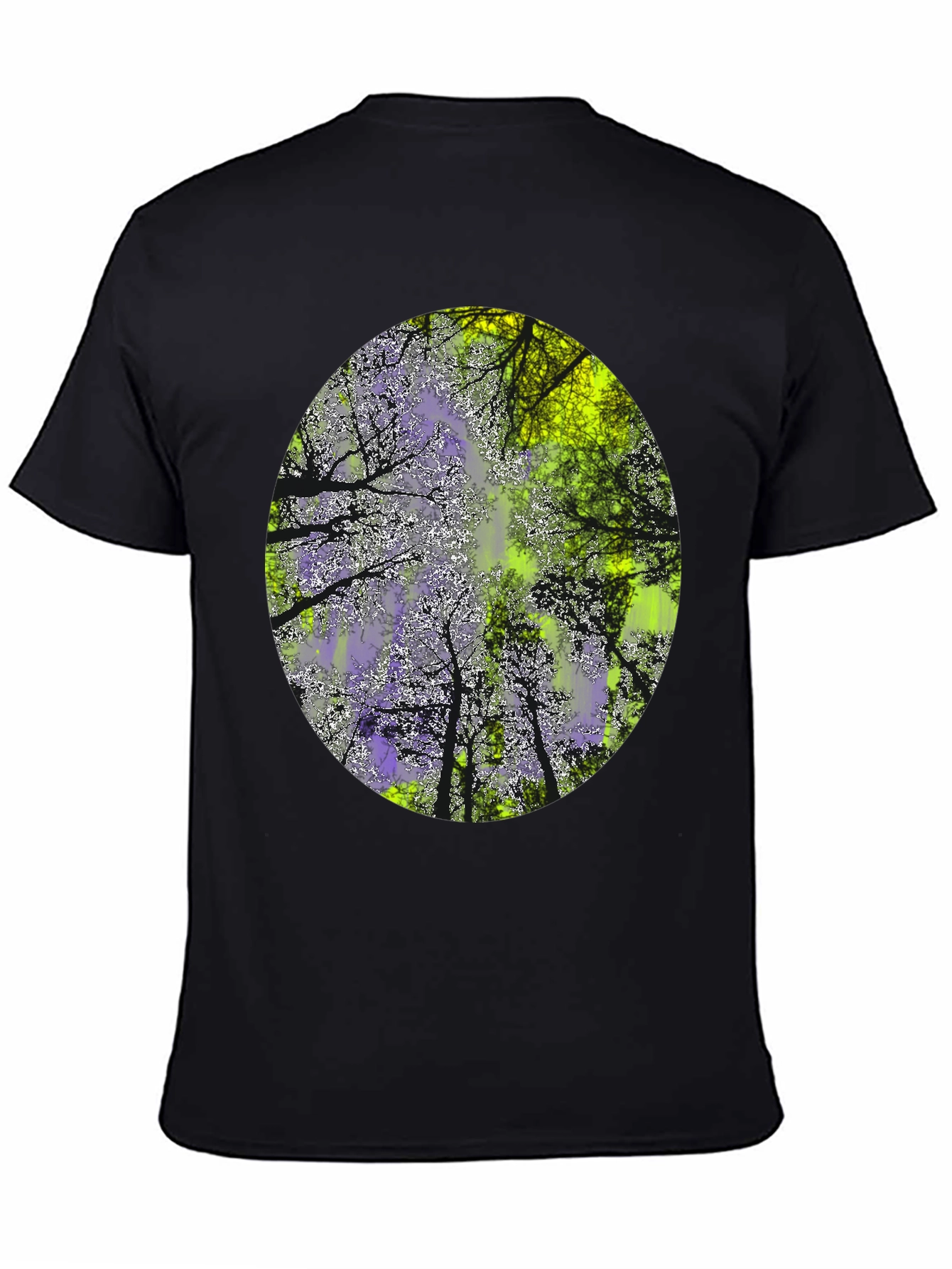 Abstract Tree Silhouette Graphic Tee