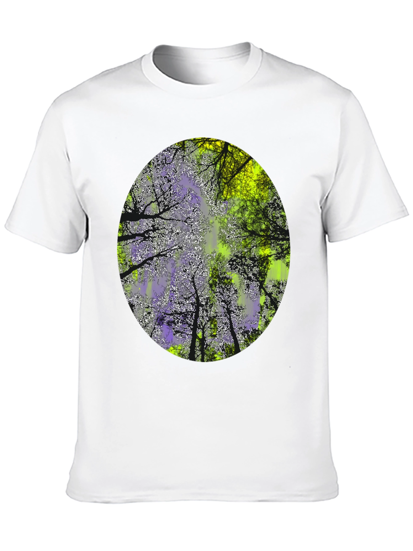 Abstract Tree Silhouette Graphic Tee