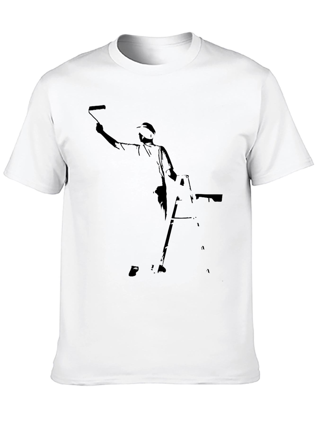 Painter Graphic Black T-Shirt