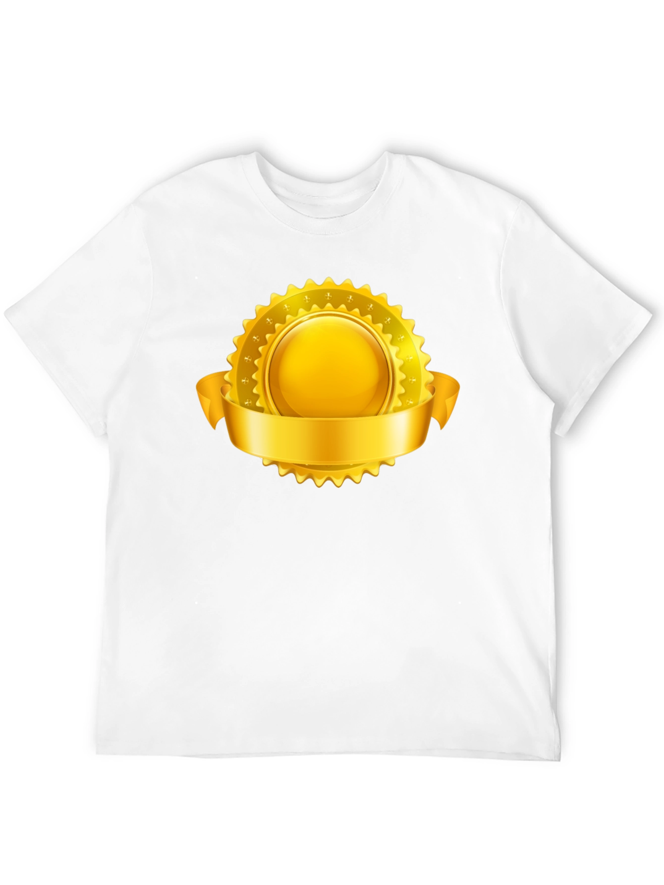 Golden Emblem Black T-Shirt