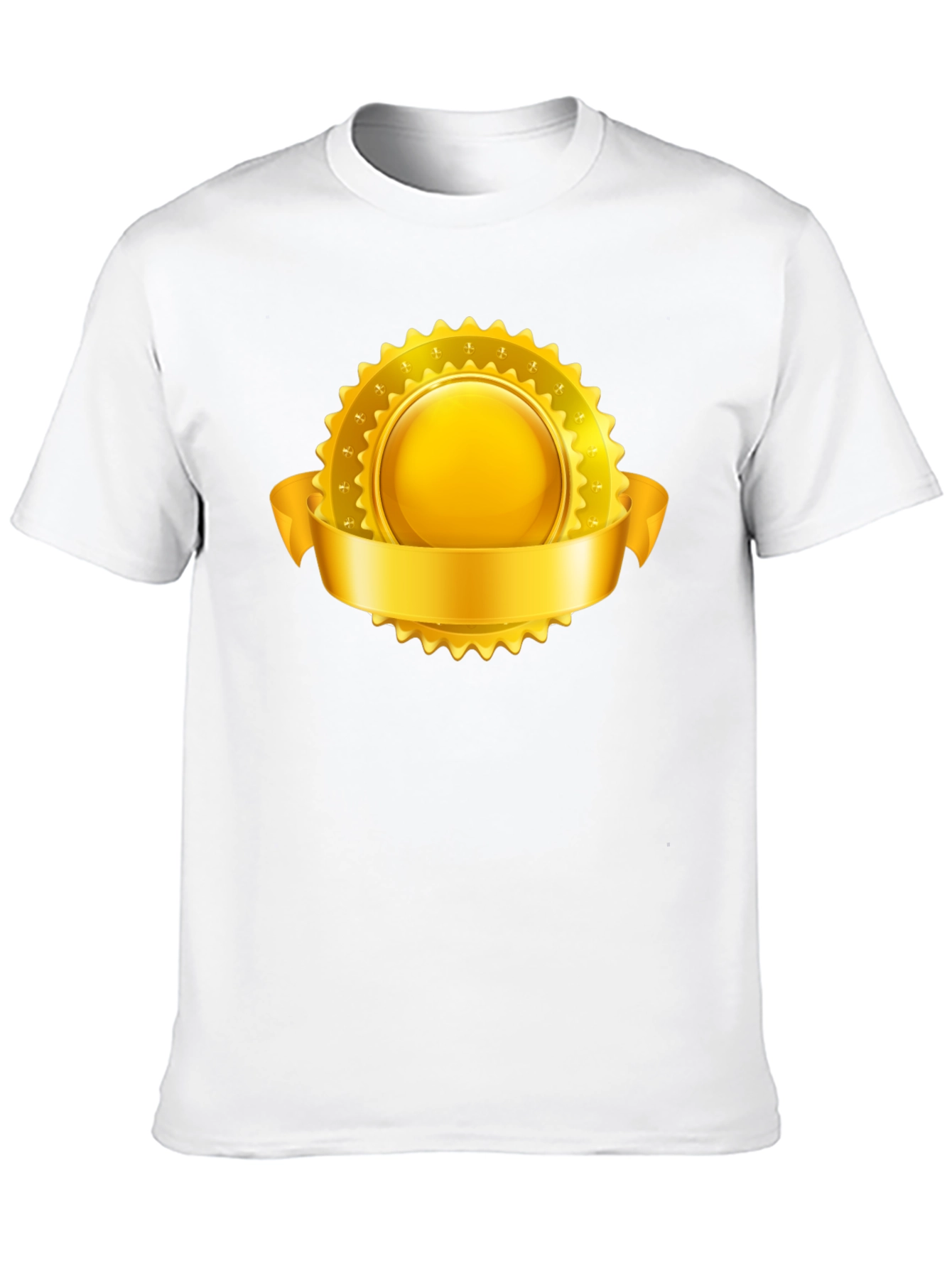 Golden Emblem Black T-Shirt
