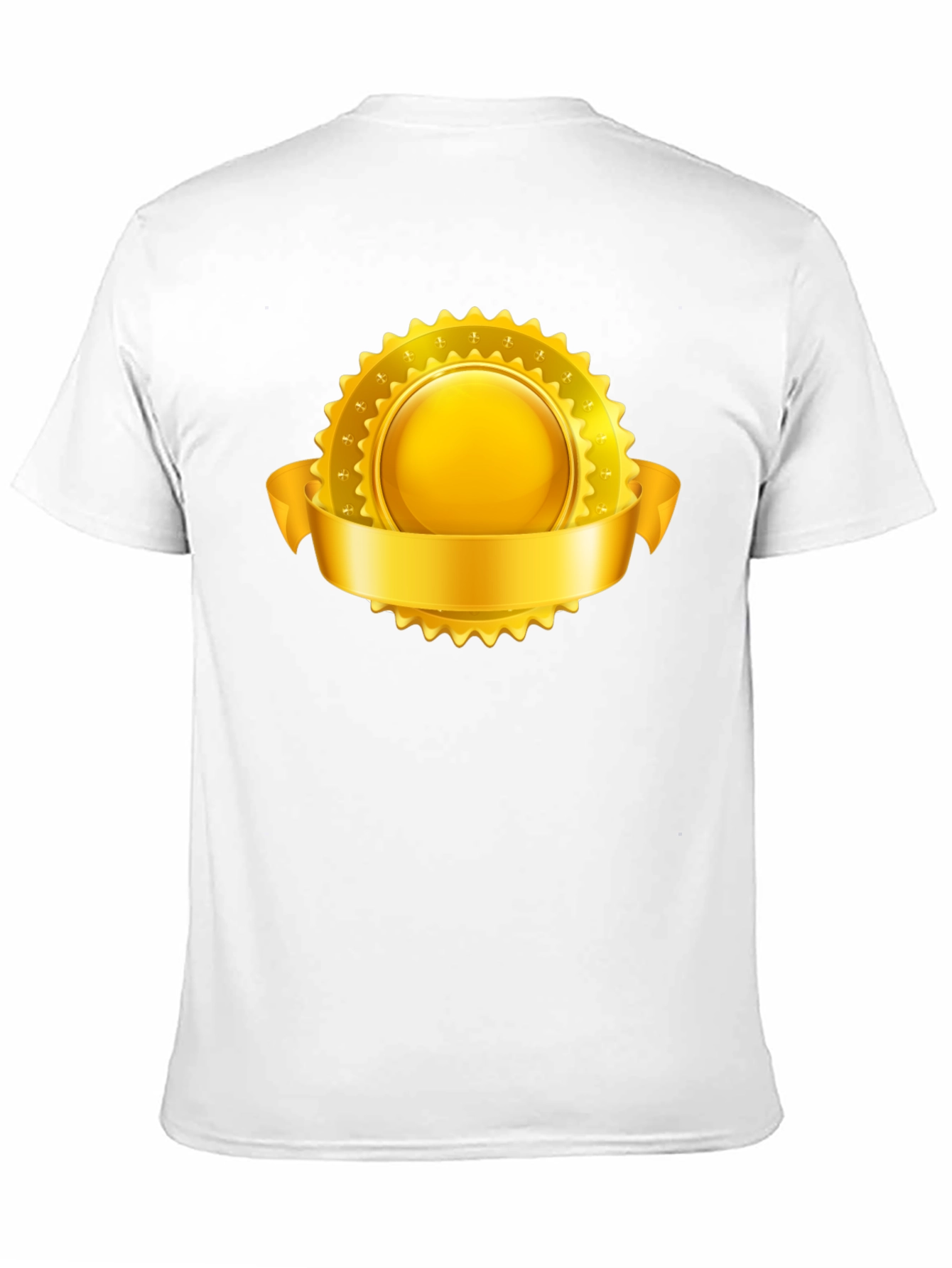 Golden Emblem Black T-Shirt
