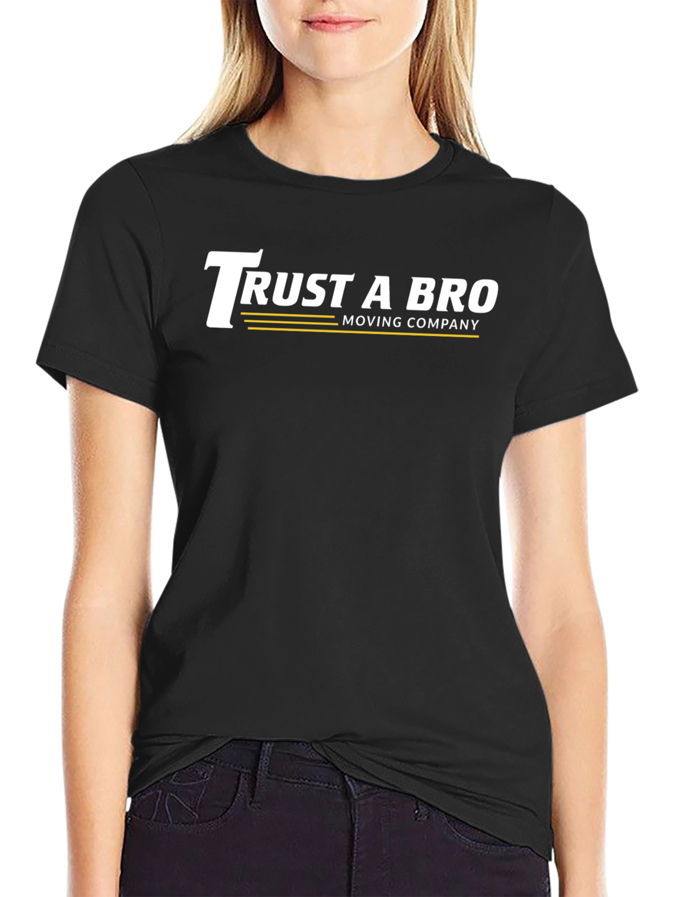 Trust A Bro Moving Company T-Shirt - Black