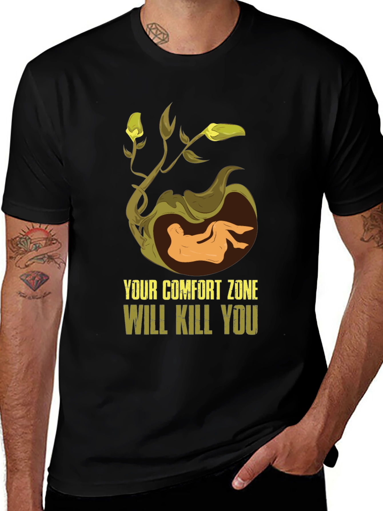 Comfort Zone Motivational T-Shirt