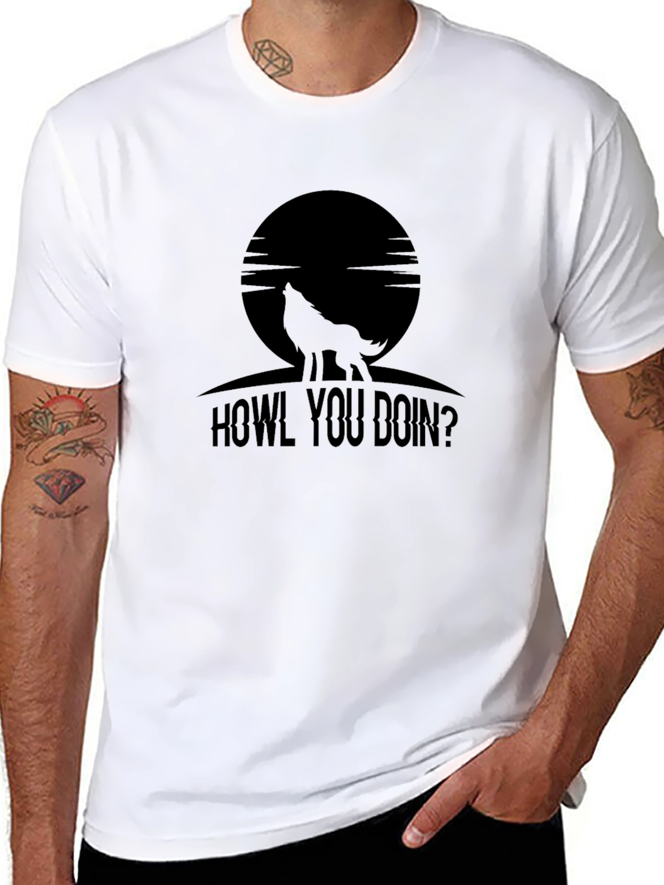 Howl You Doin Graphic T-Shirt