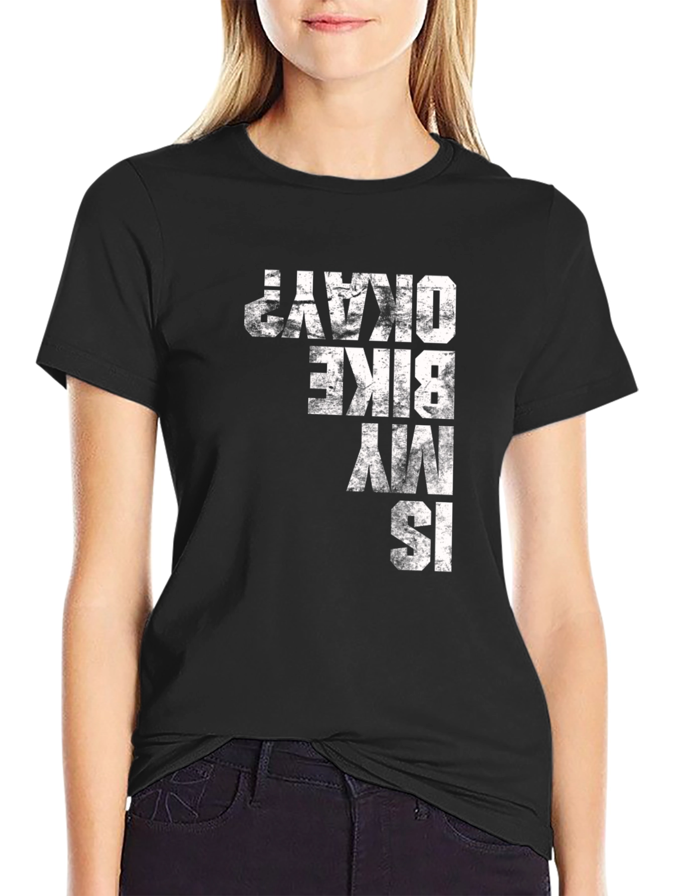 Is My Bike Okay? Graphic Tee - Black