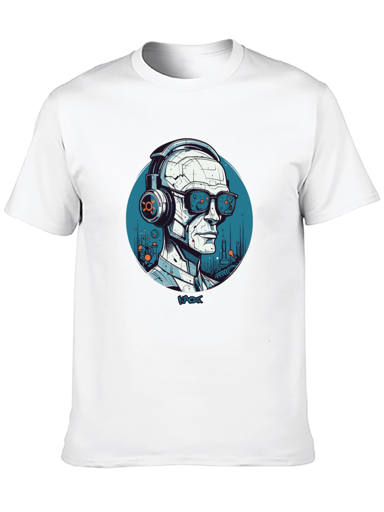 Cyberpunk Robot T-Shirt - Futuristic Style