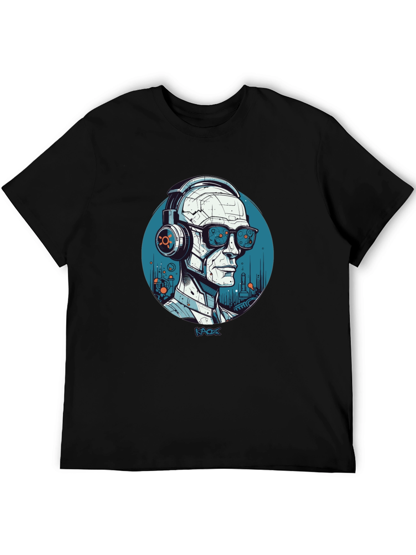 Cyberpunk Robot T-Shirt - Futuristic Style