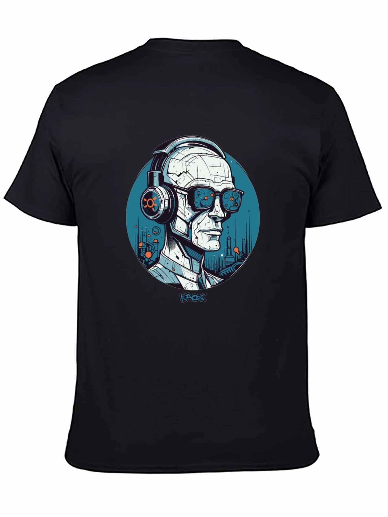 Cyberpunk Robot T-Shirt - Futuristic Style
