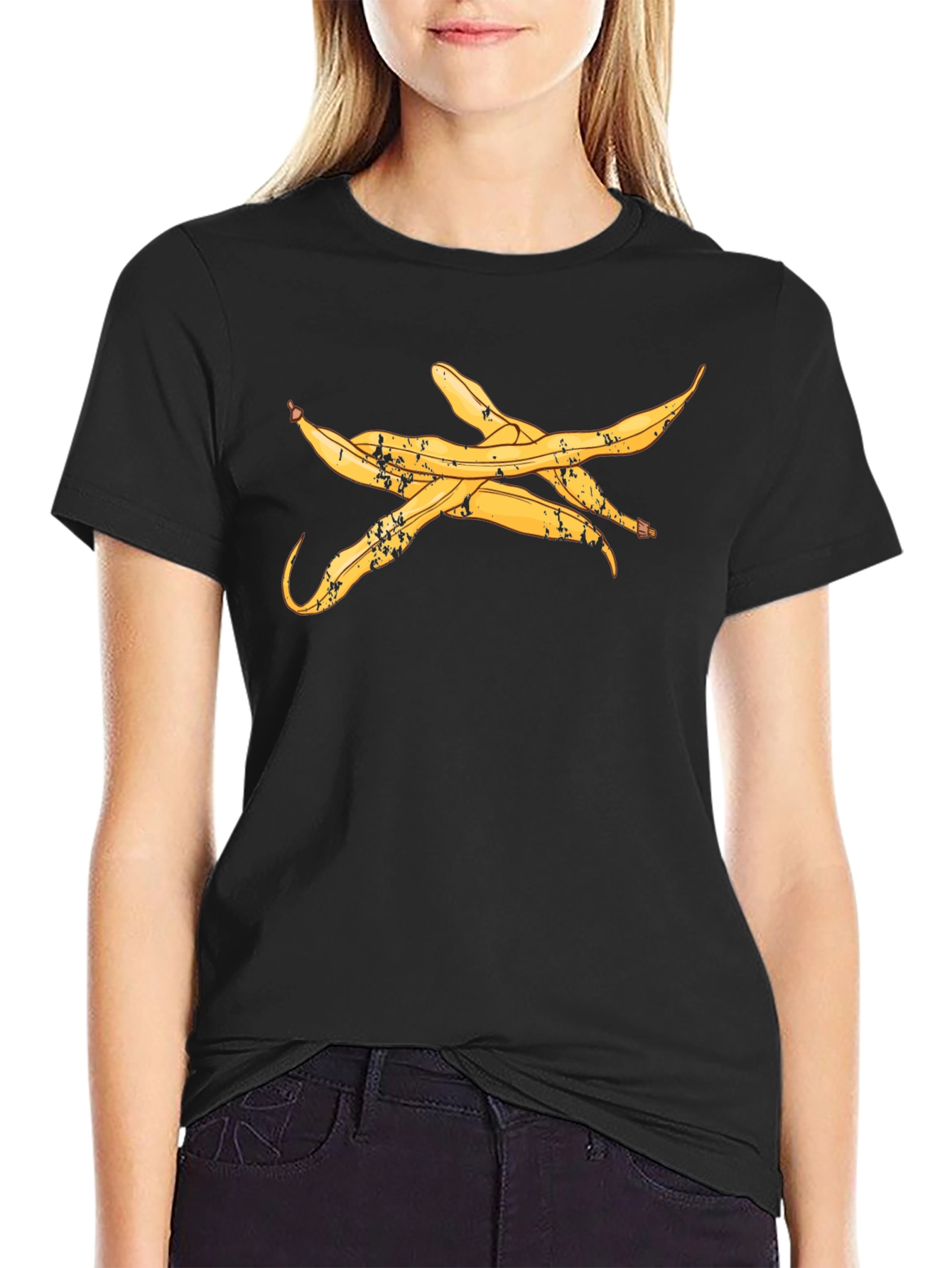 Banana Peel Graphic Tee - Casual Style