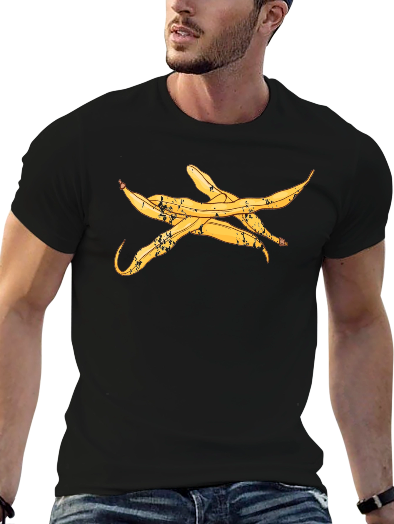 Banana Peel Graphic Tee - Casual Style