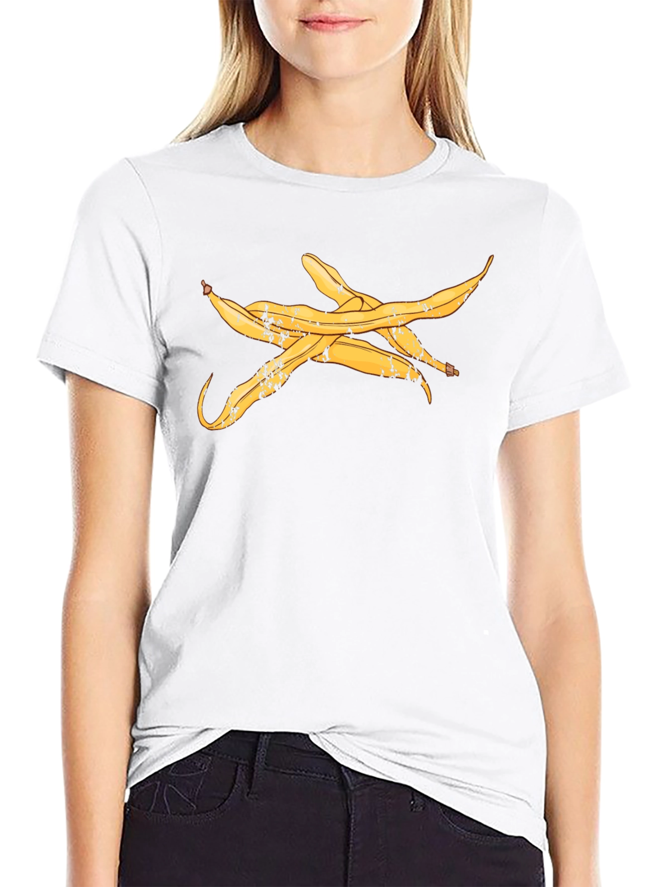 Banana Peel Graphic Tee - Casual Style