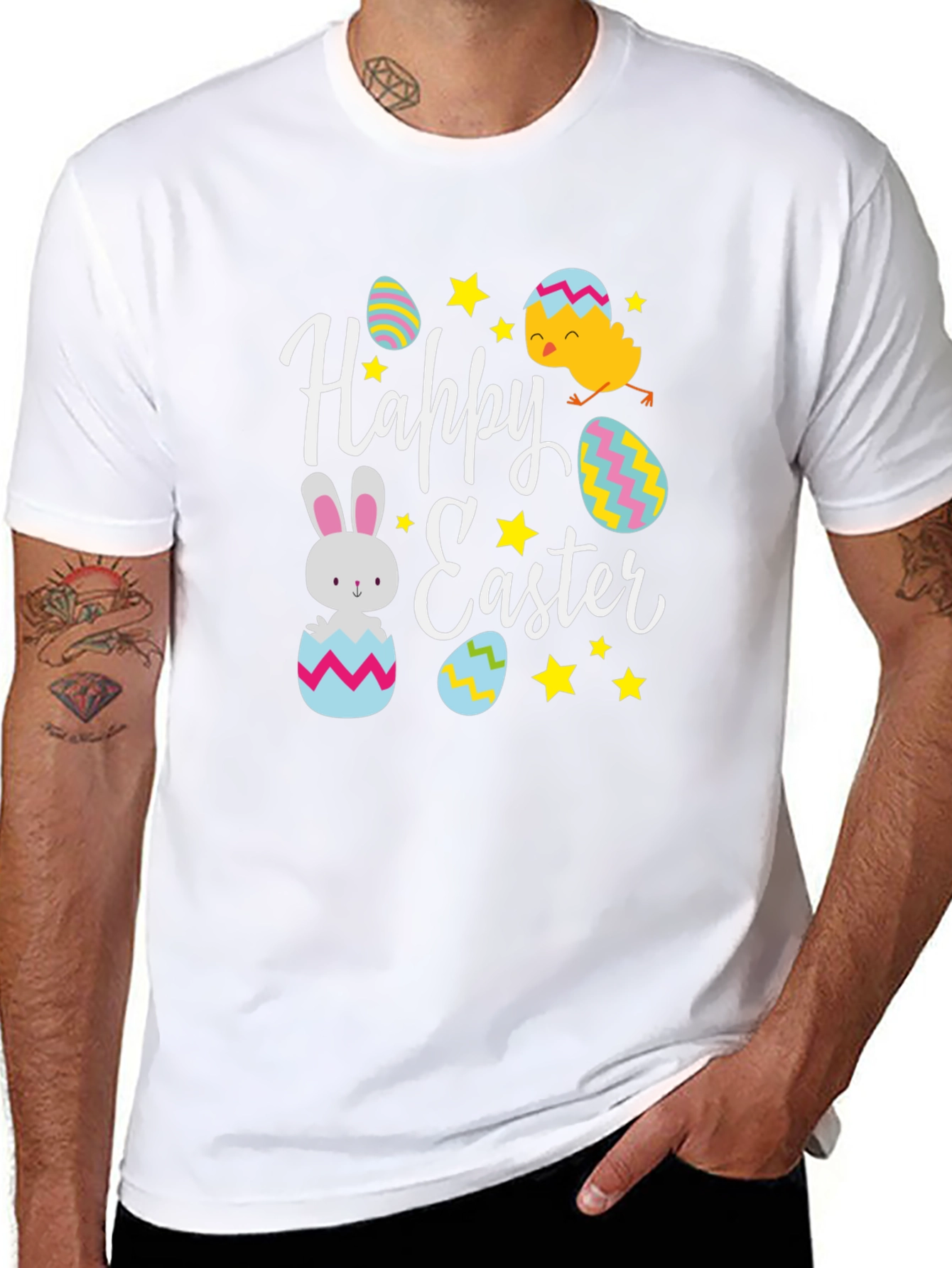 Happy Easter Graphic T-Shirt