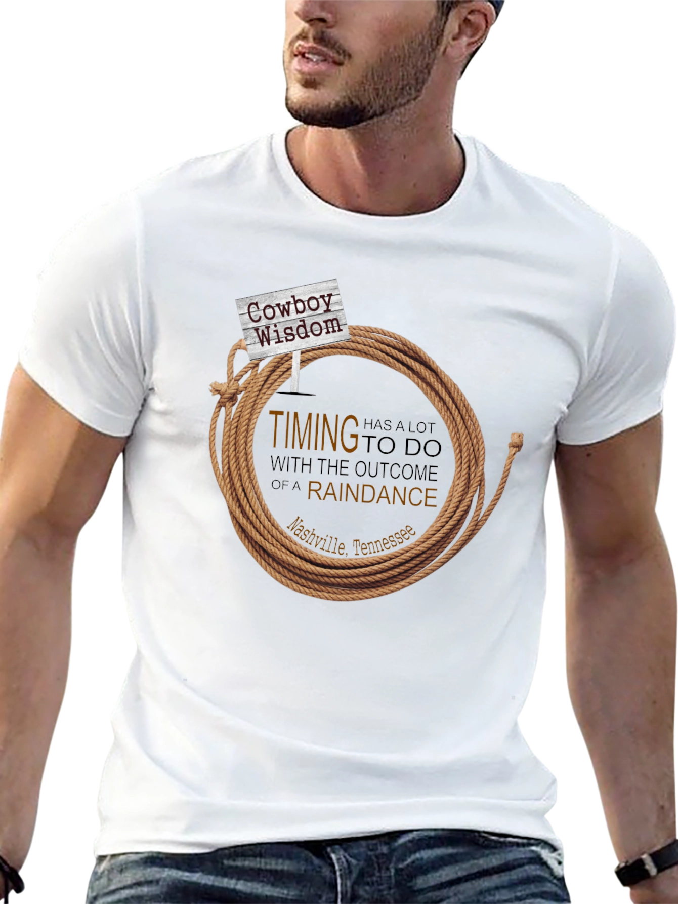 Cowboy Wisdom T-Shirt - Timing is Everything