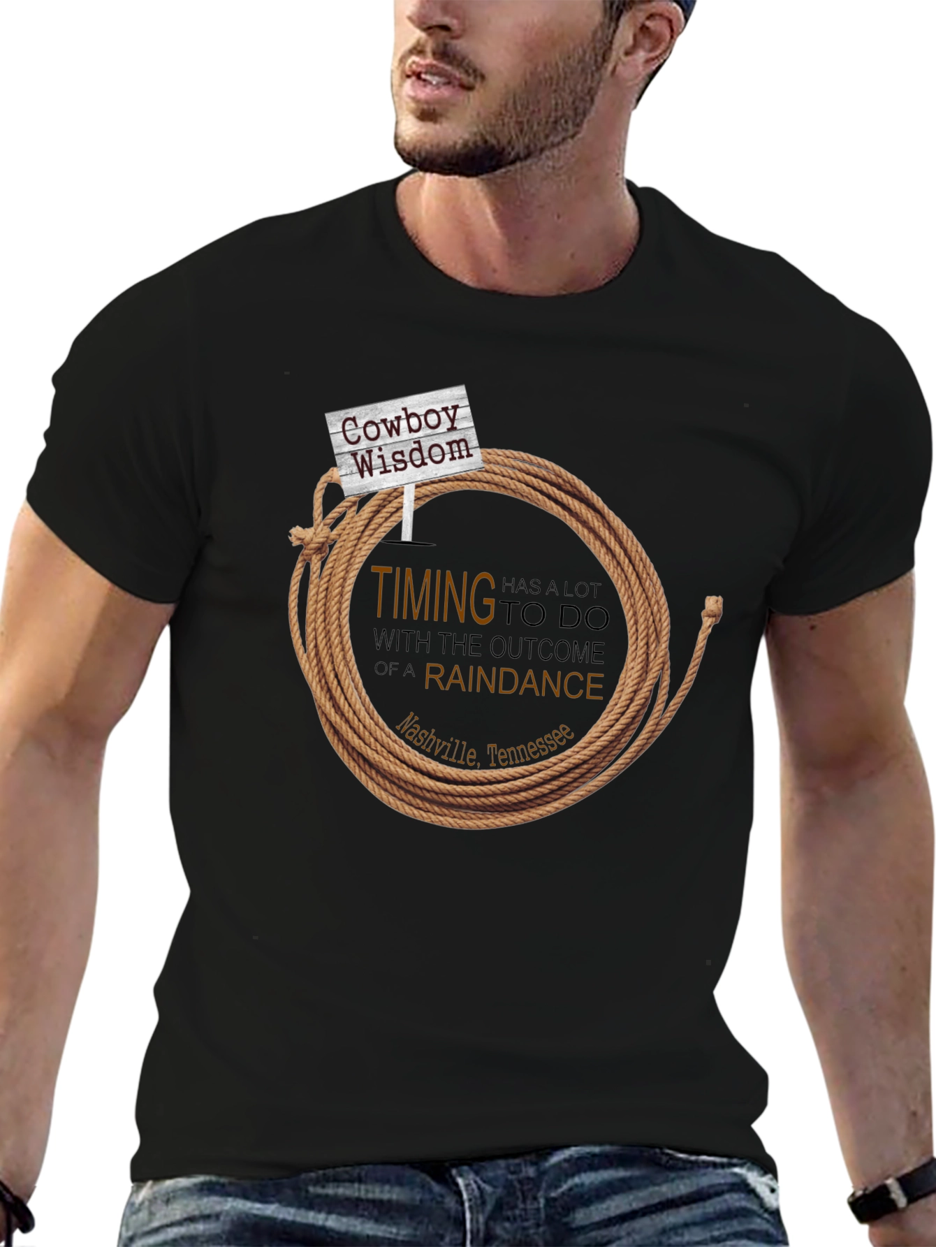 Cowboy Wisdom T-Shirt - Timing is Everything