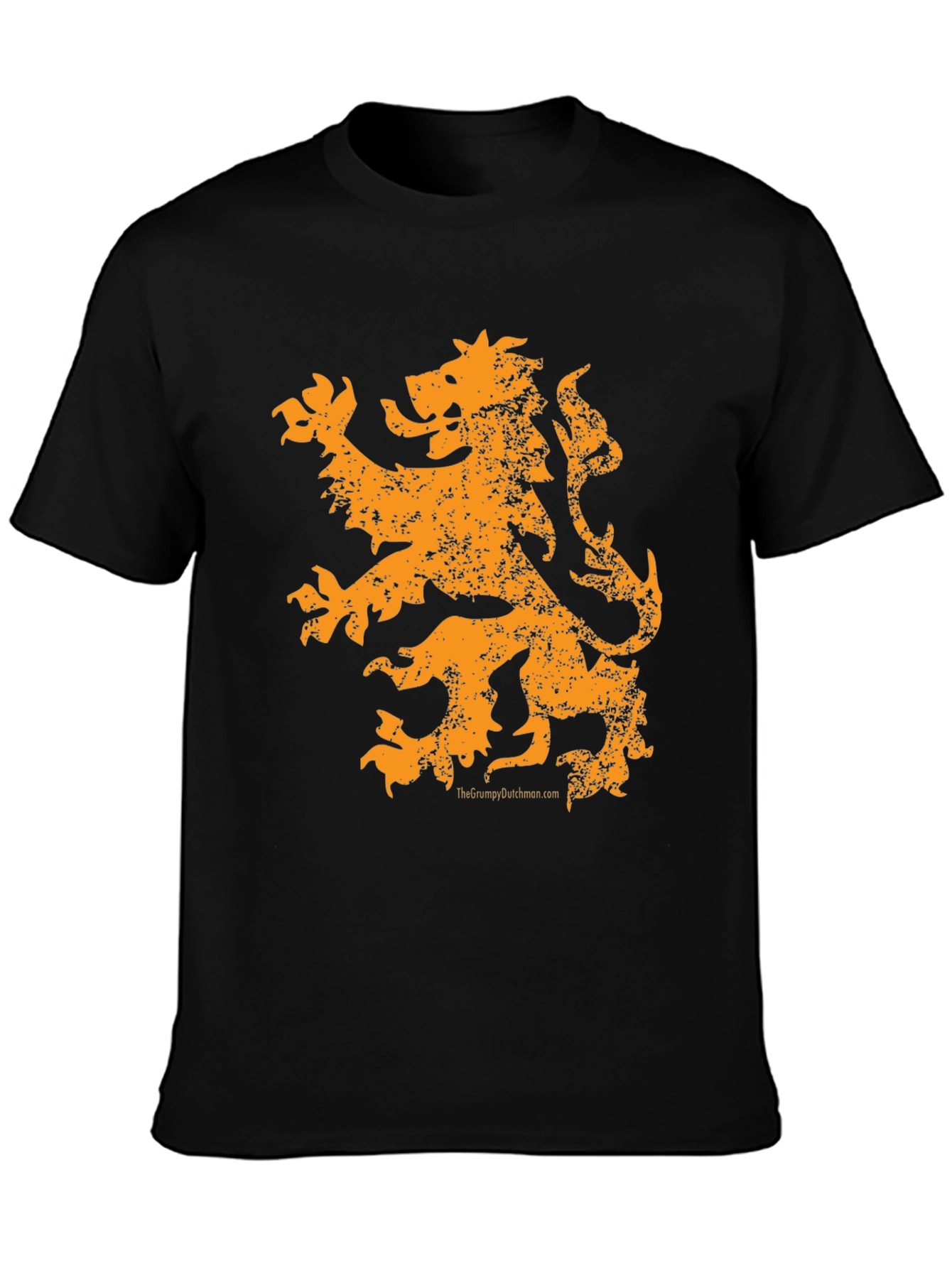 Orange Lion Graphic Tee