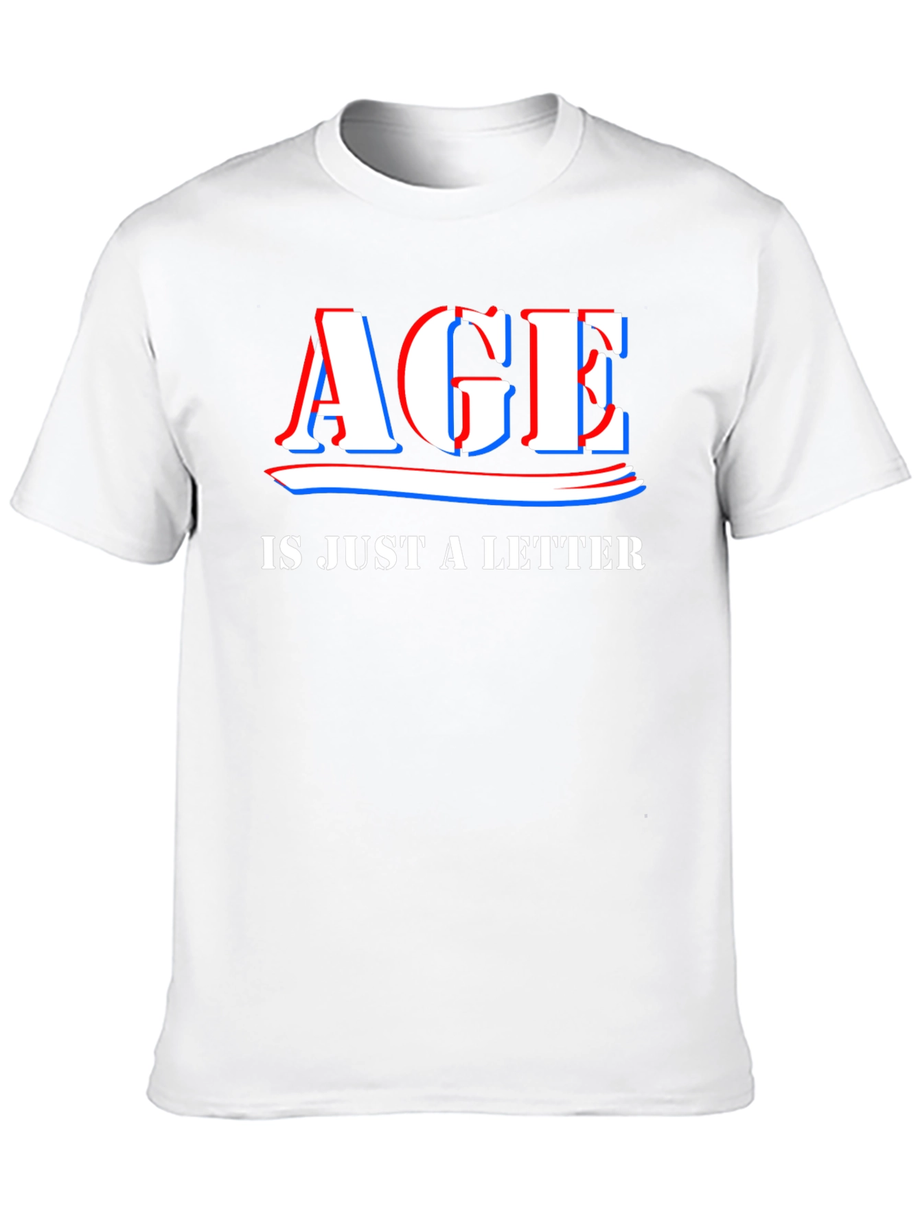 Age is Just a Letter Black T-Shirt