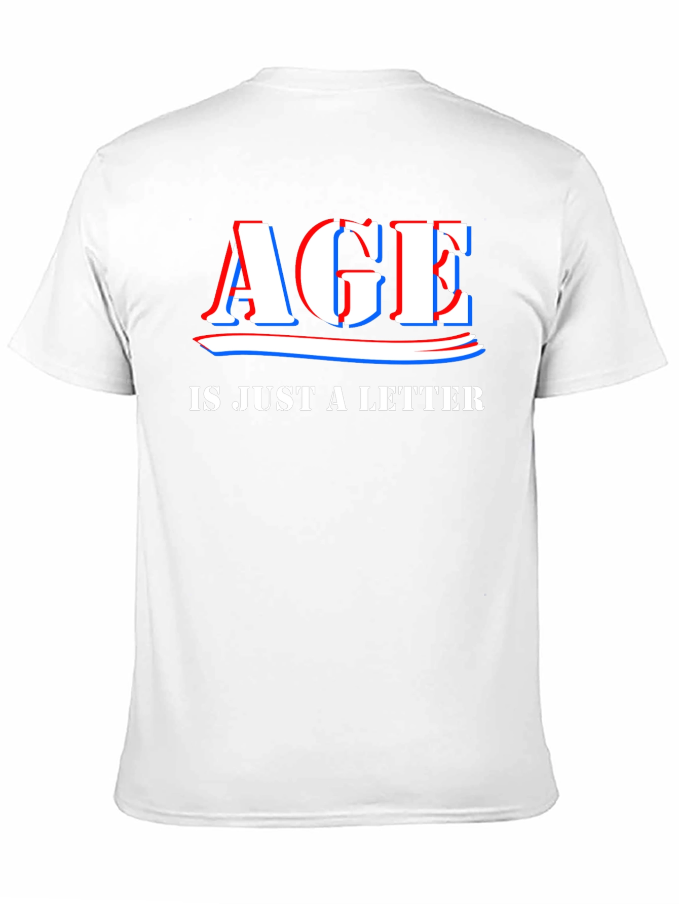Age is Just a Letter Black T-Shirt