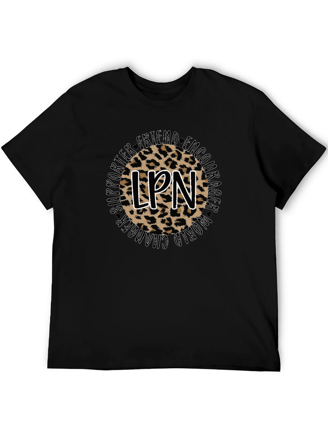 LPN Leopard Print T-Shirt - Nurse Appreciation