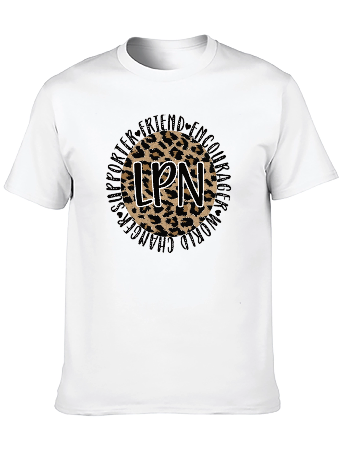 LPN Leopard Print T-Shirt - Nurse Appreciation