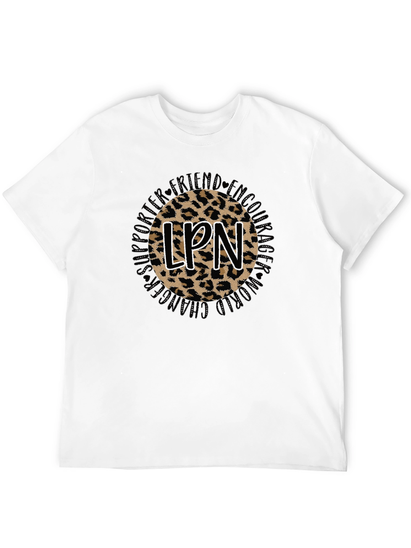LPN Leopard Print T-Shirt - Nurse Appreciation
