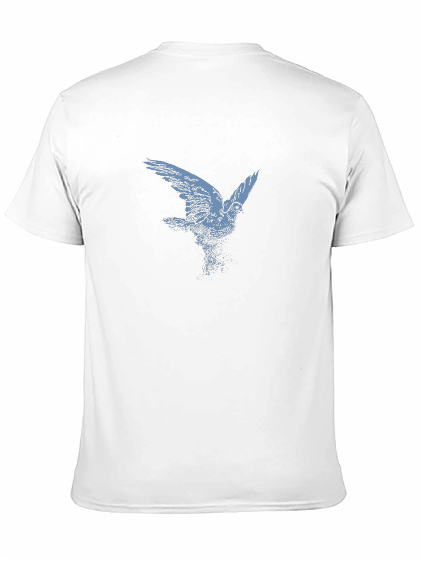 Bird Graphic Print Black T-Shirt
