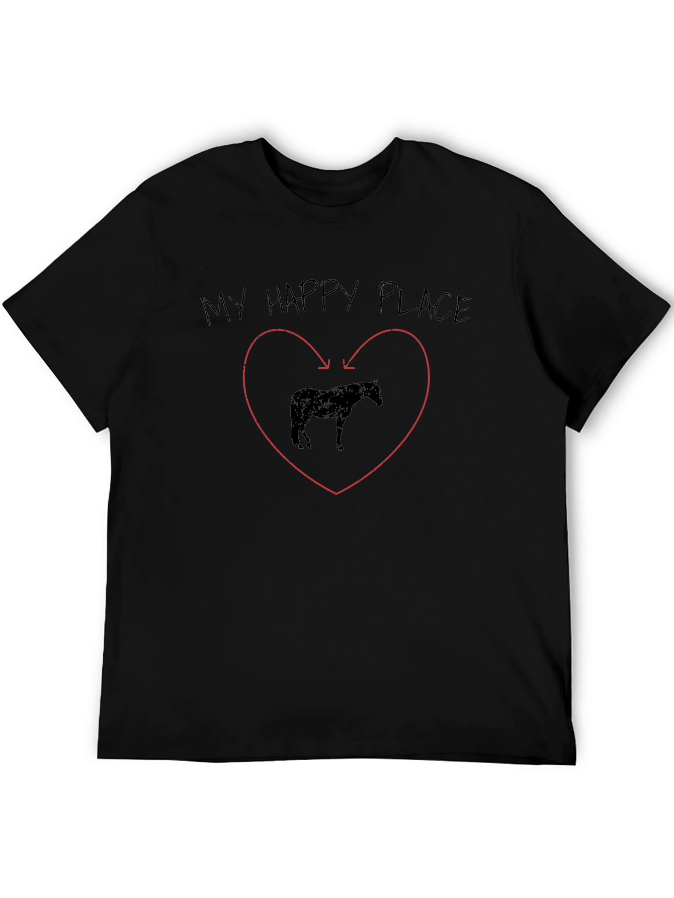 My Happy Place Horse Graphic Tee