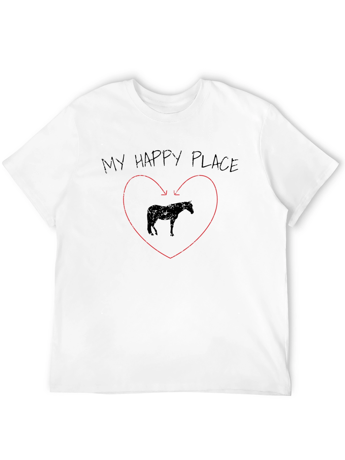 My Happy Place Horse Graphic Tee