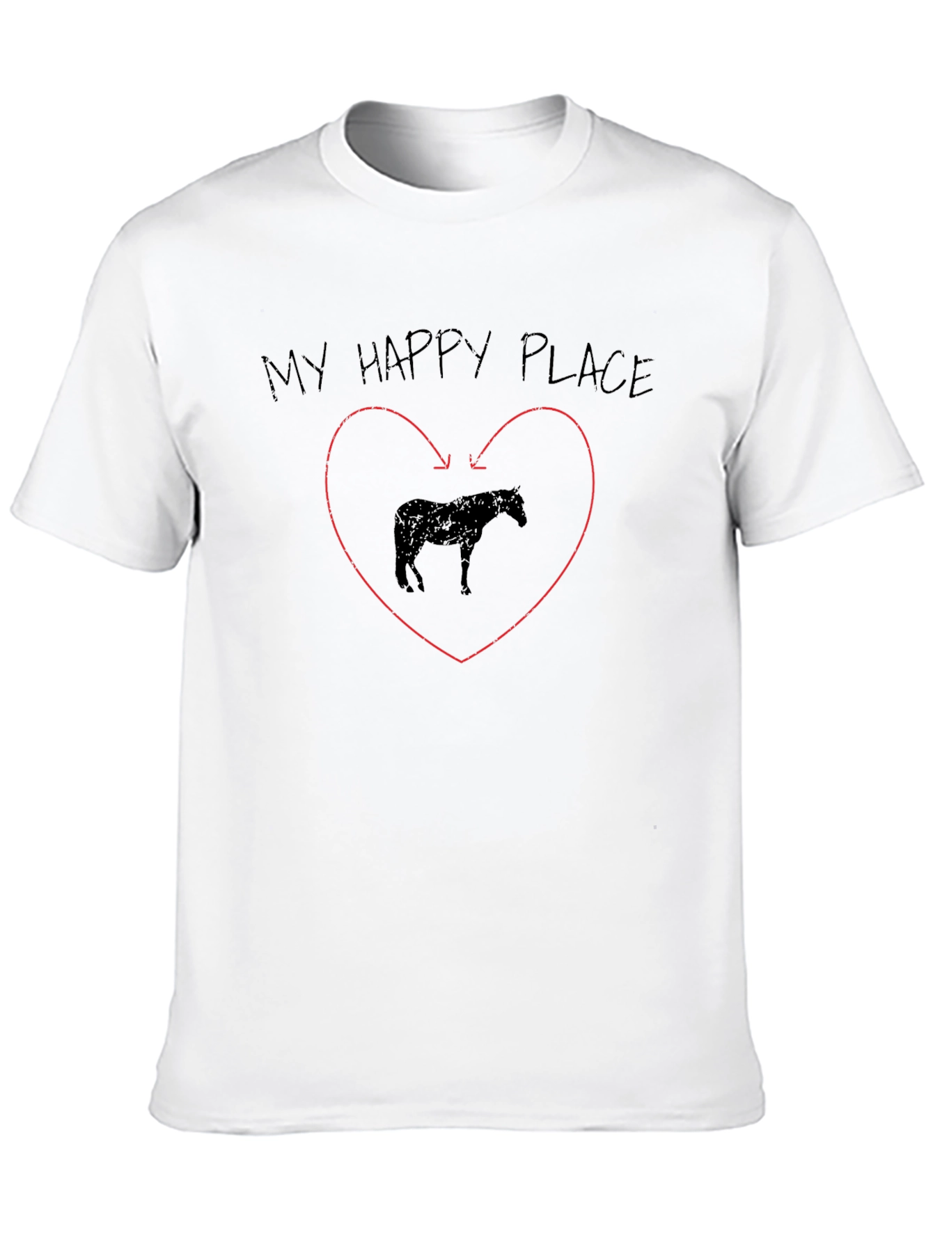 My Happy Place Horse Graphic Tee
