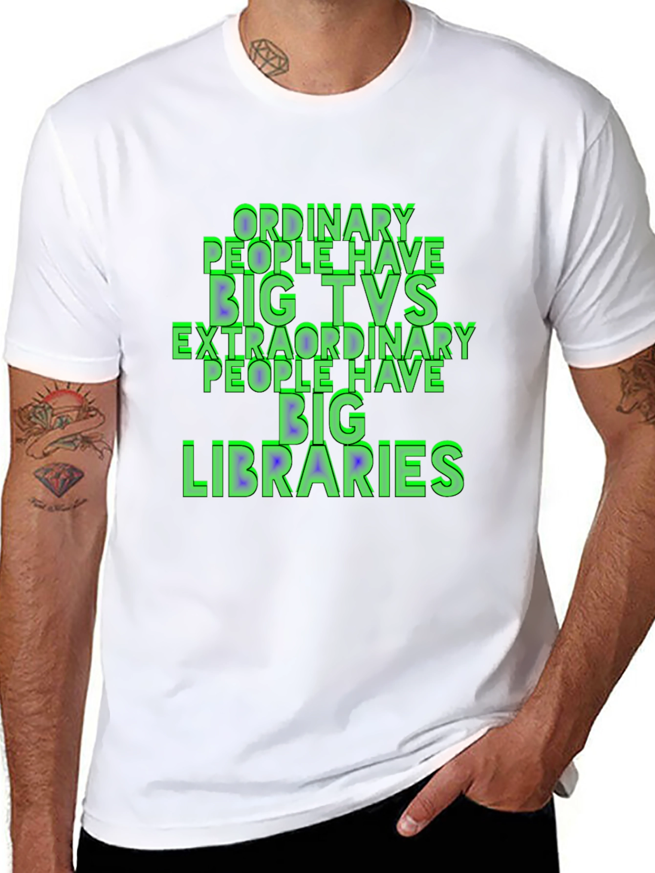 Ordinary People Have Big TVs T-Shirt
