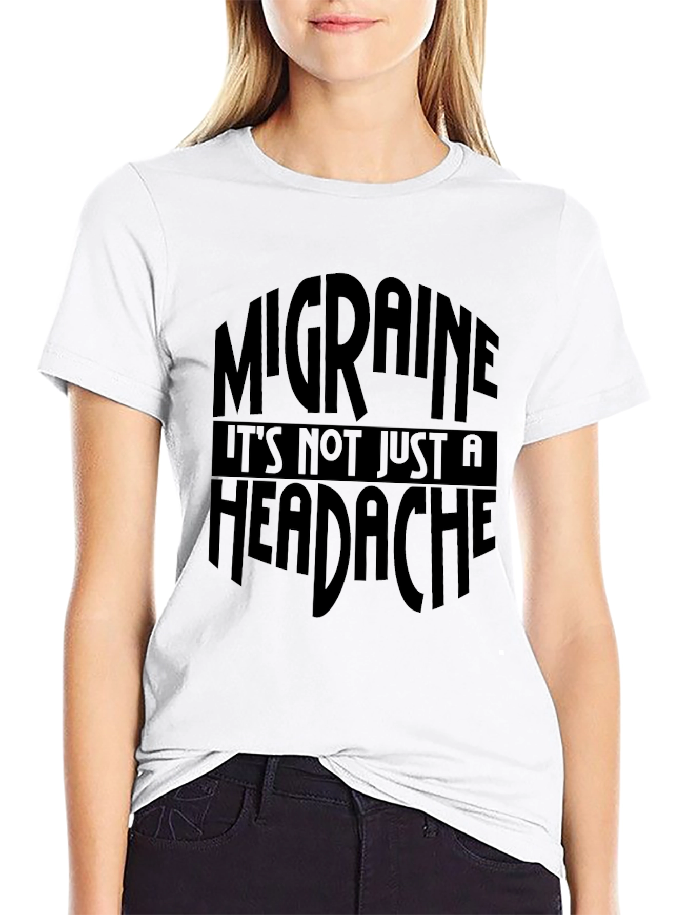 Migraine Awareness T-Shirt - Its Not Just A Headache