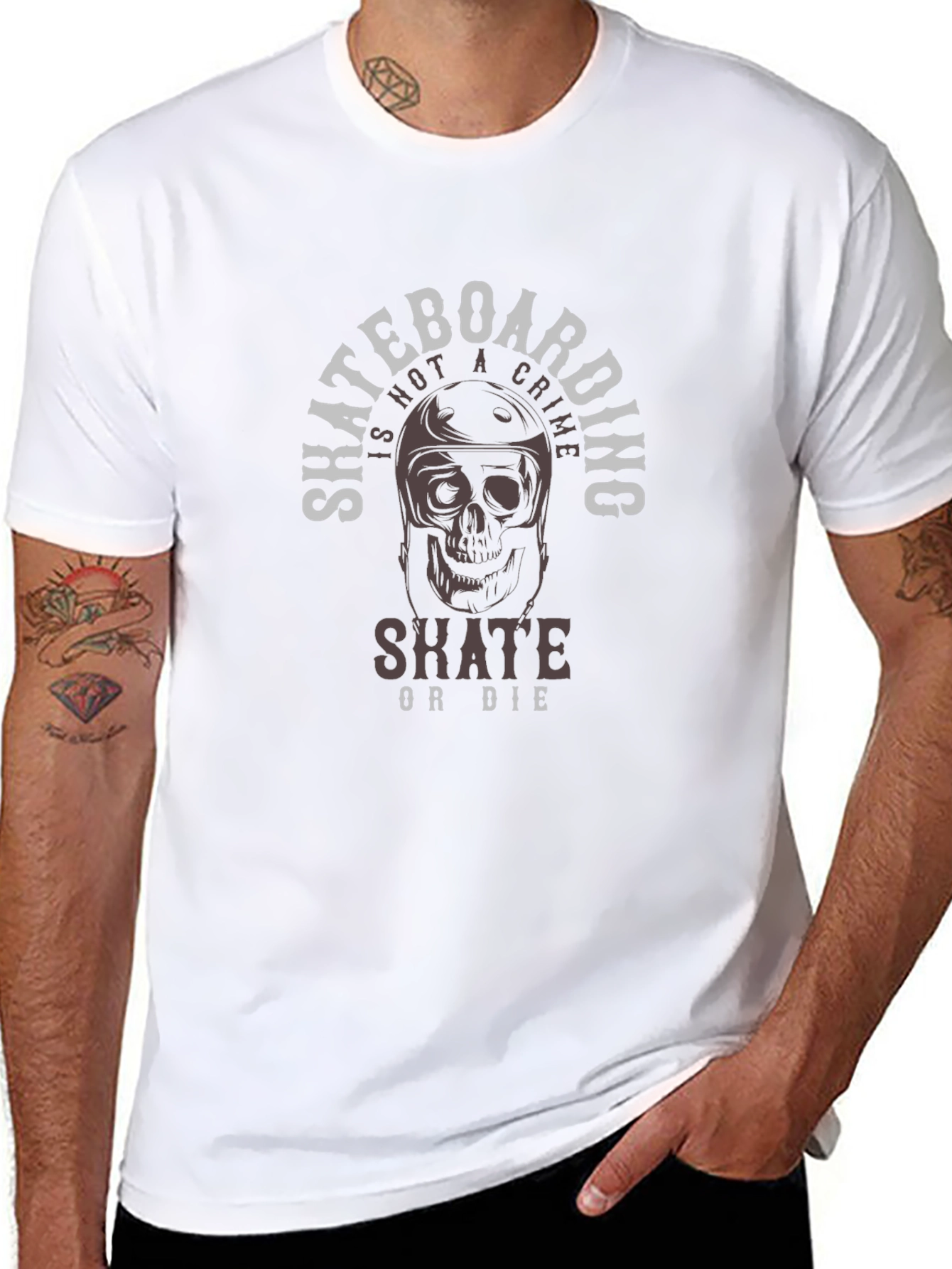 Skateboarding is Not a Crime T-Shirt