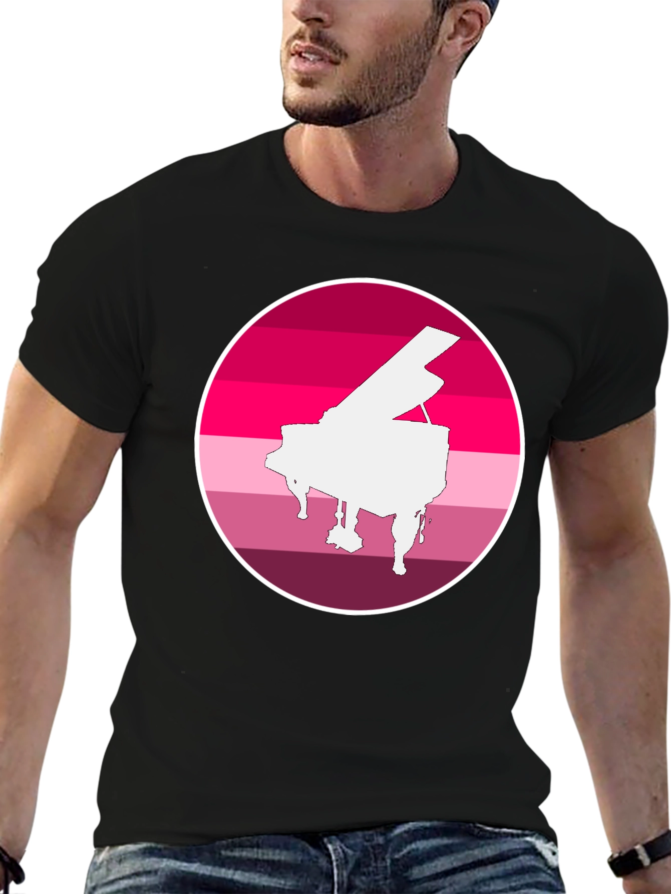Piano Pride T-Shirt - Musical LGBTQ+ Tee