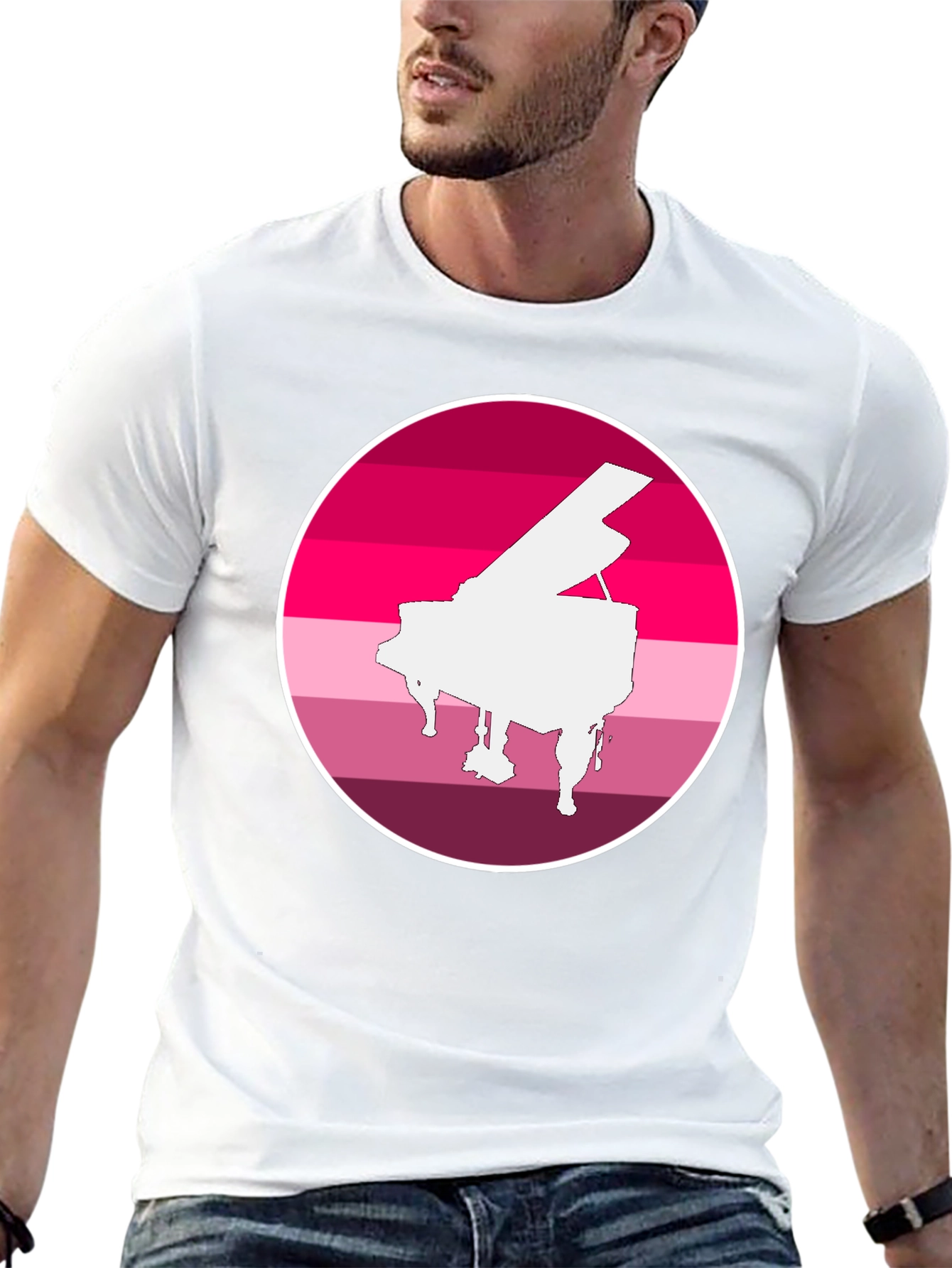 Piano Pride T-Shirt - Musical LGBTQ+ Tee