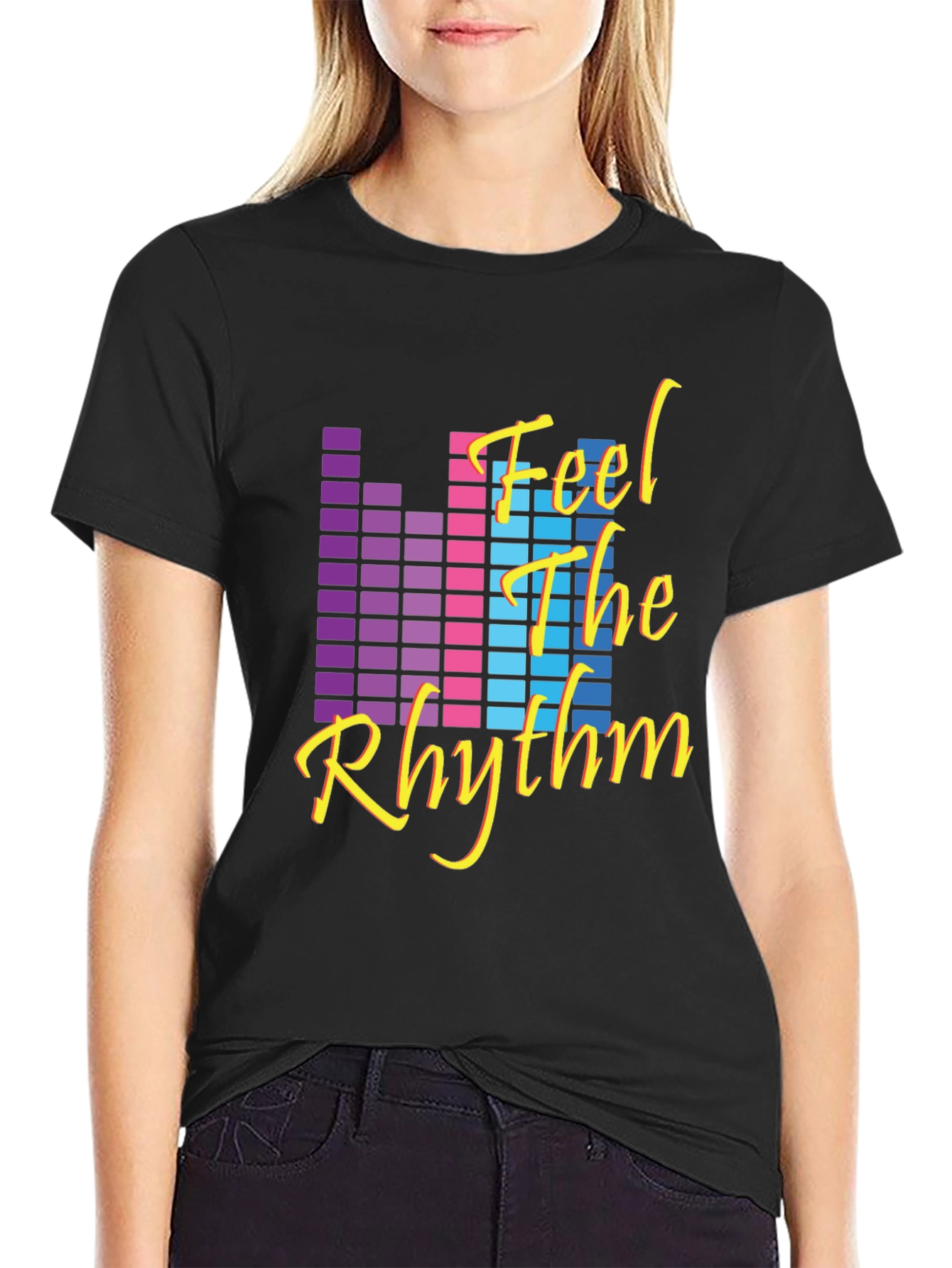 Retro Feel The Rhythm Graphic Tee