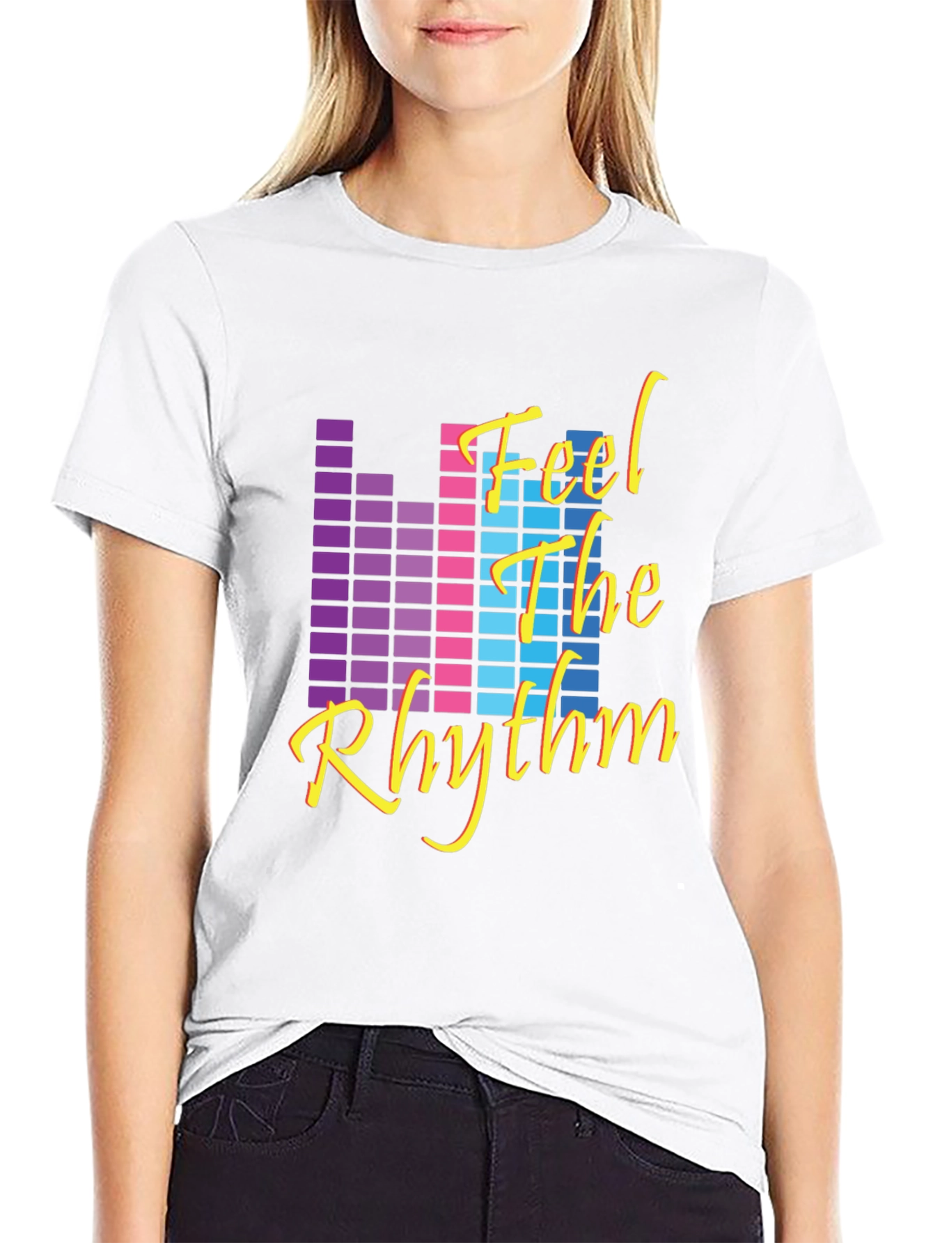 Retro Feel The Rhythm Graphic Tee