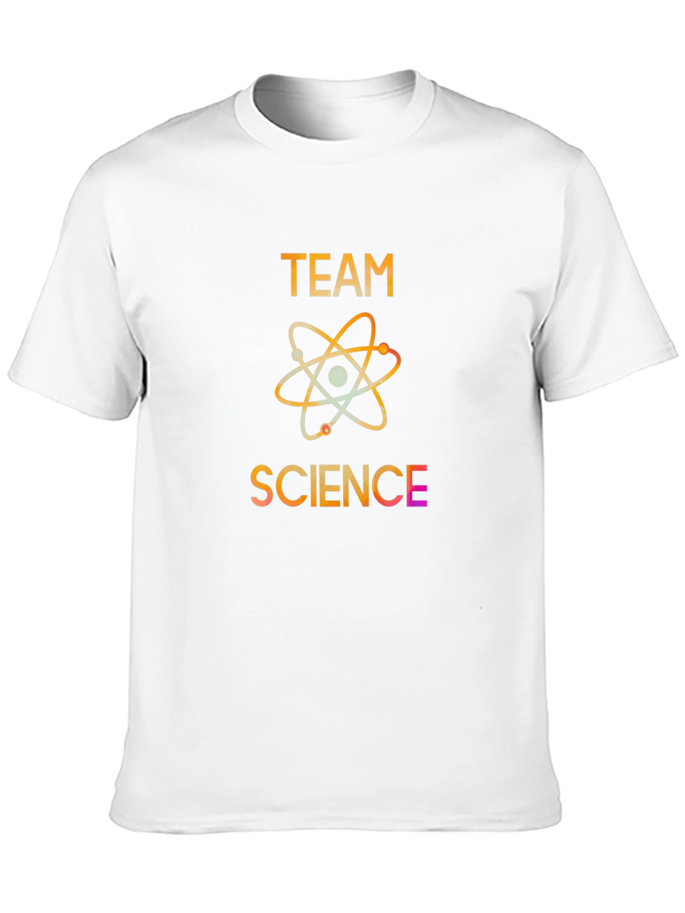 Team Science Graphic Print Black T-Shirt