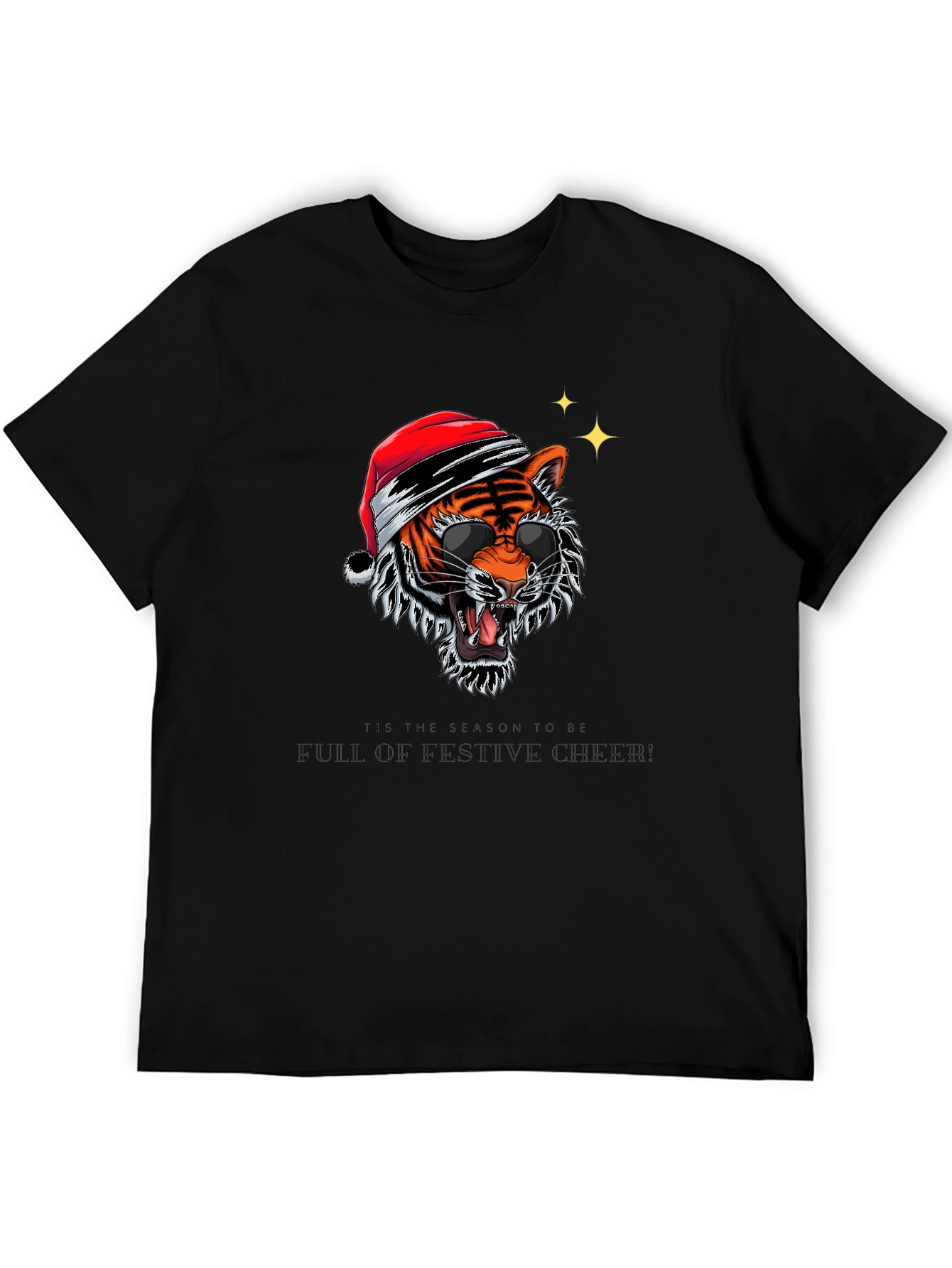Festive Tiger Graphic Tee