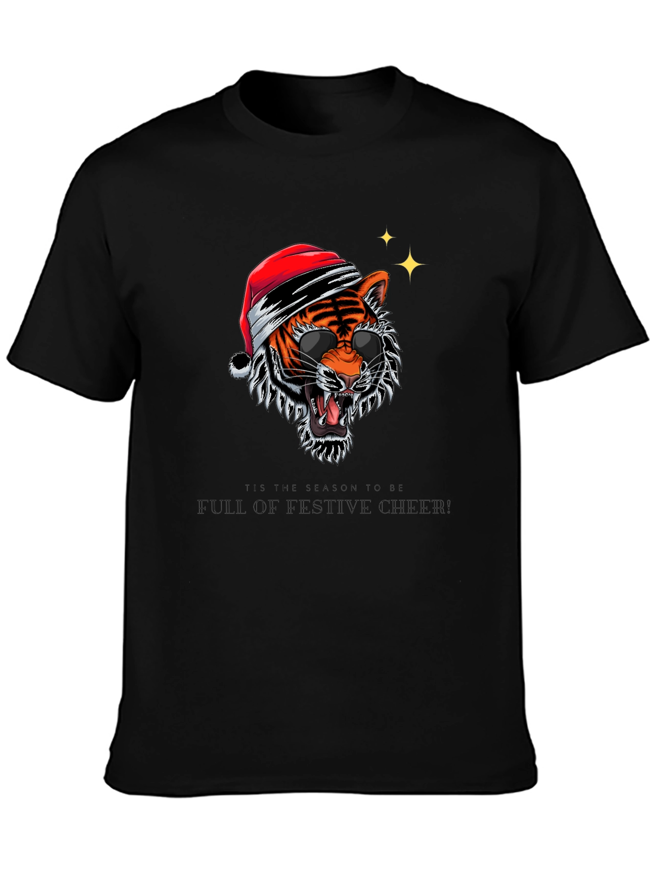Festive Tiger Graphic Tee