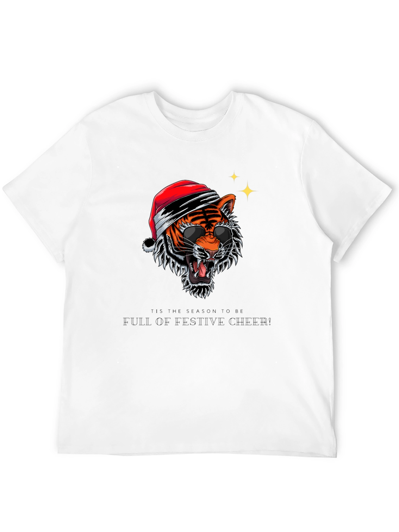 Festive Tiger Graphic Tee