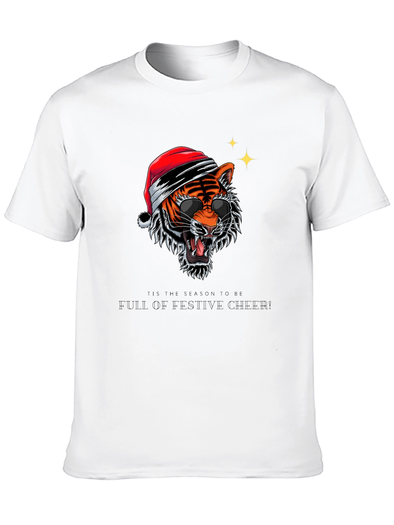 Festive Tiger Graphic Tee