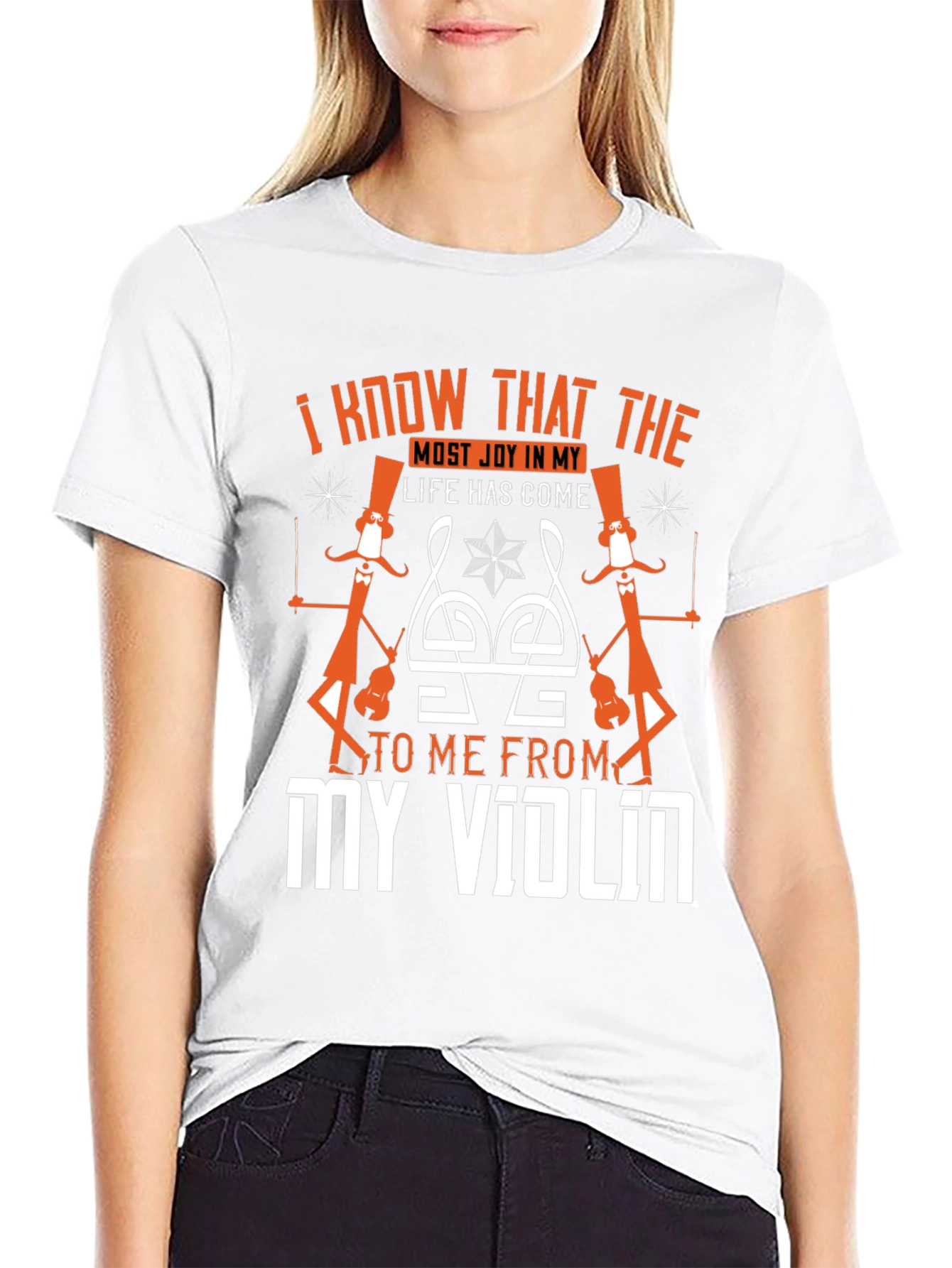 Violin Music Lover Graphic Tee