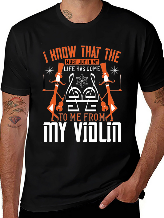 Violin Music Lover Graphic Tee