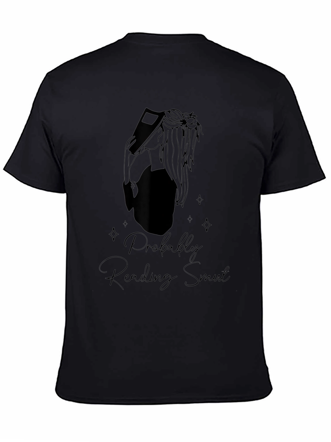 Reading Smut T-Shirt - Black Crew Neck