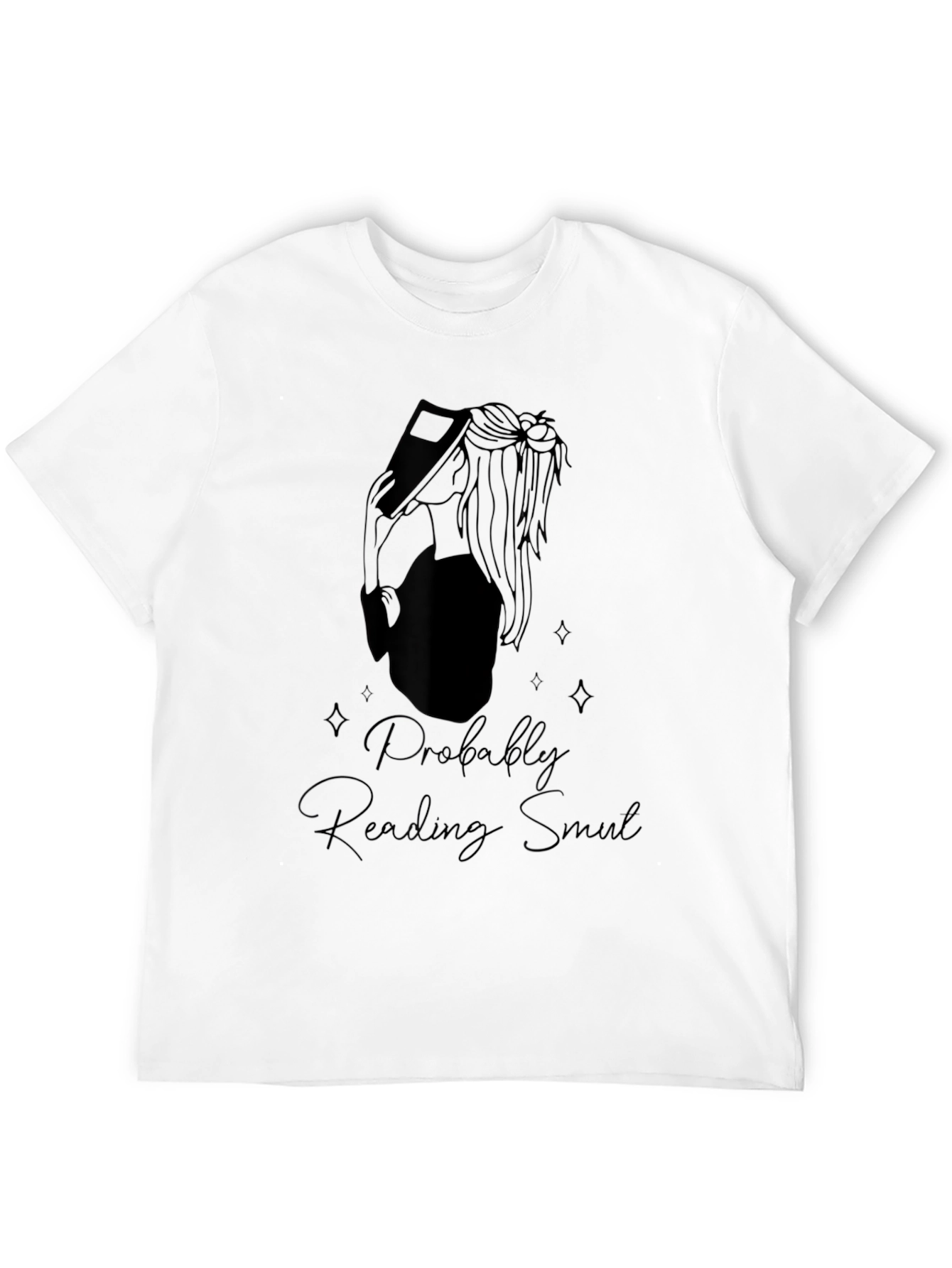 Reading Smut T-Shirt - Black Crew Neck