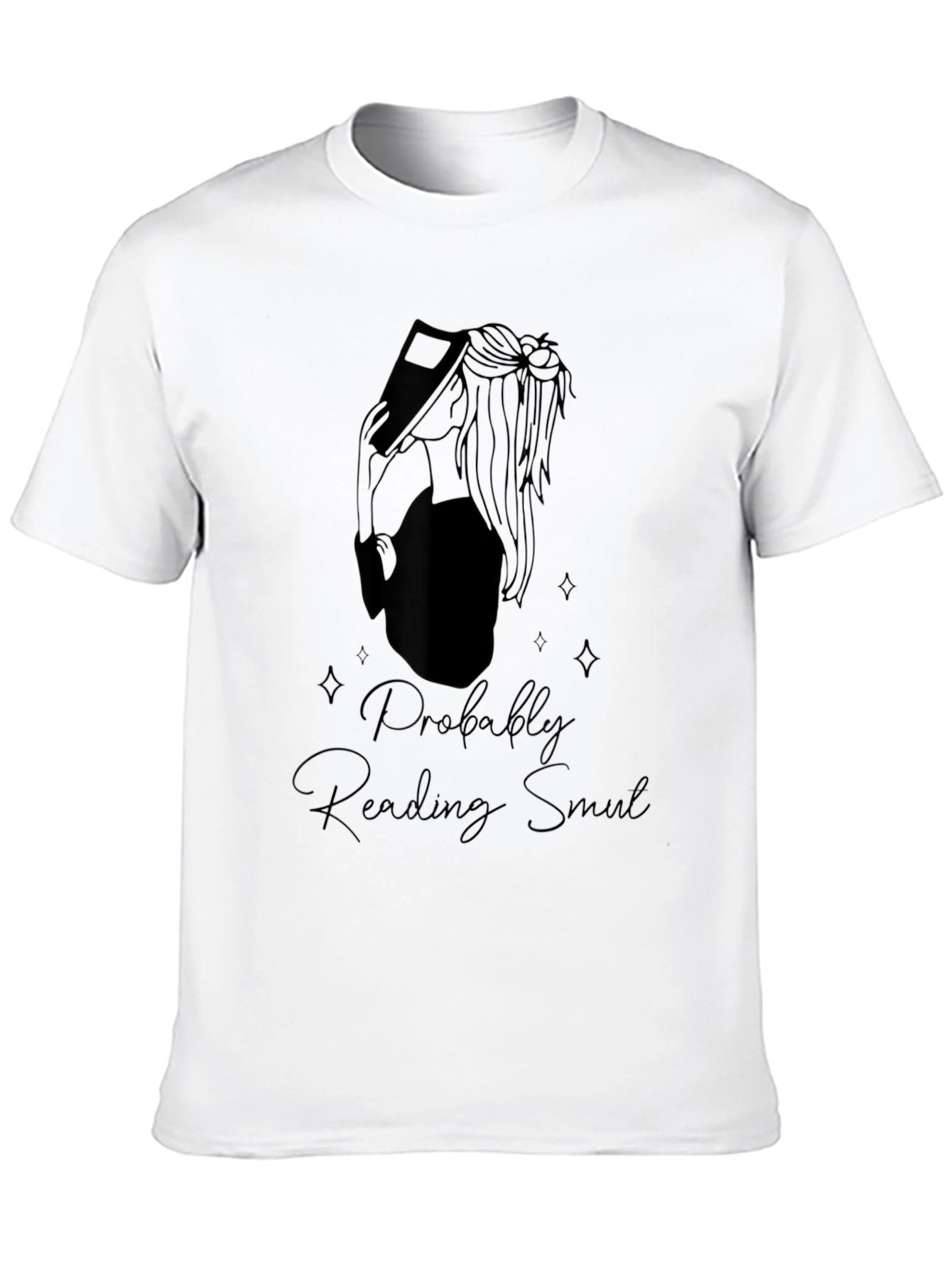 Reading Smut T-Shirt - Black Crew Neck