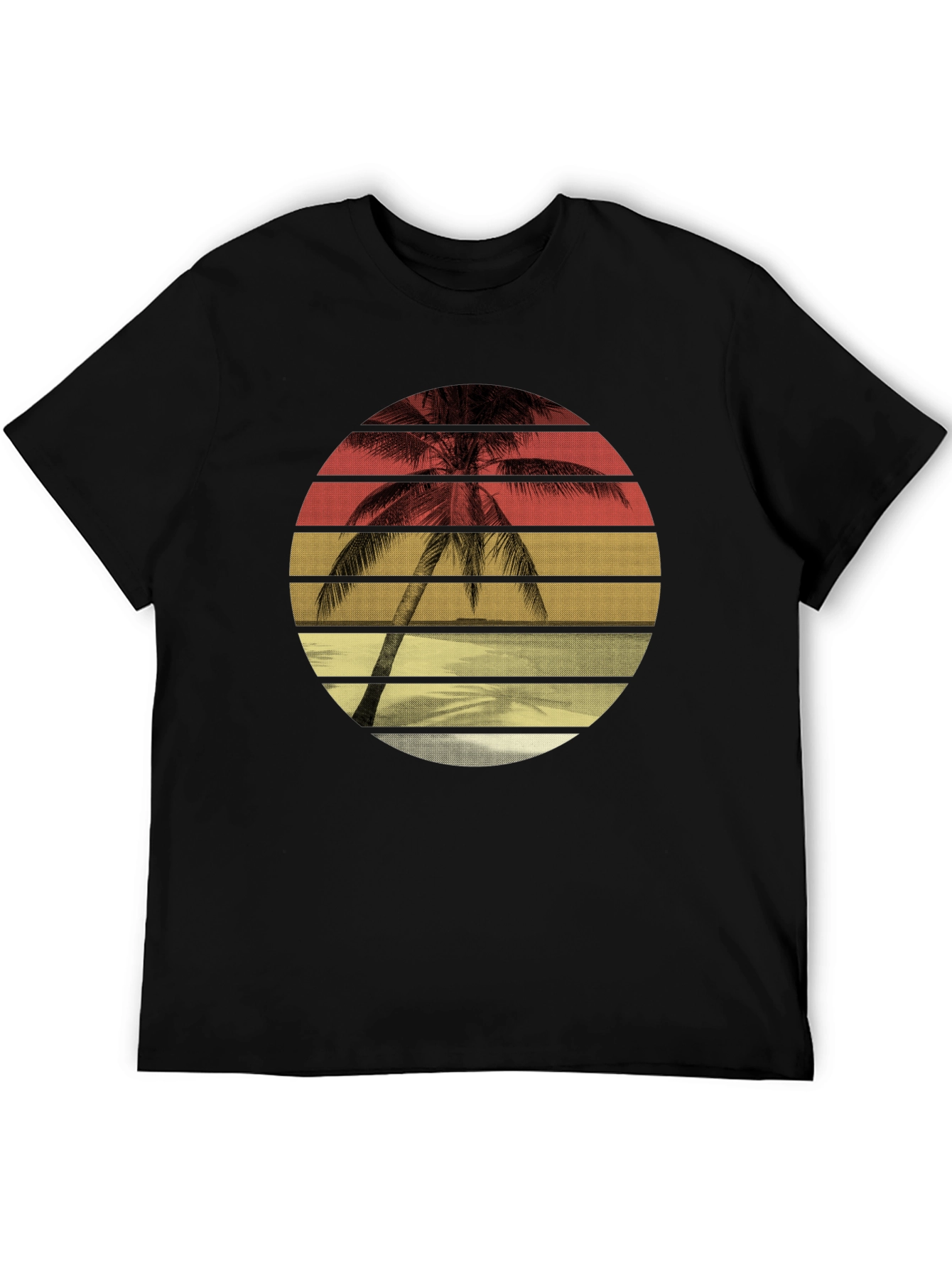Retro Palm Tree Sunset T-Shirt
