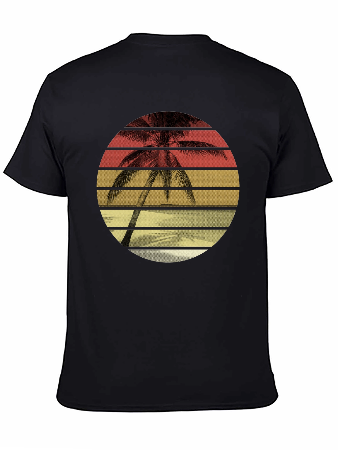 Retro Palm Tree Sunset T-Shirt