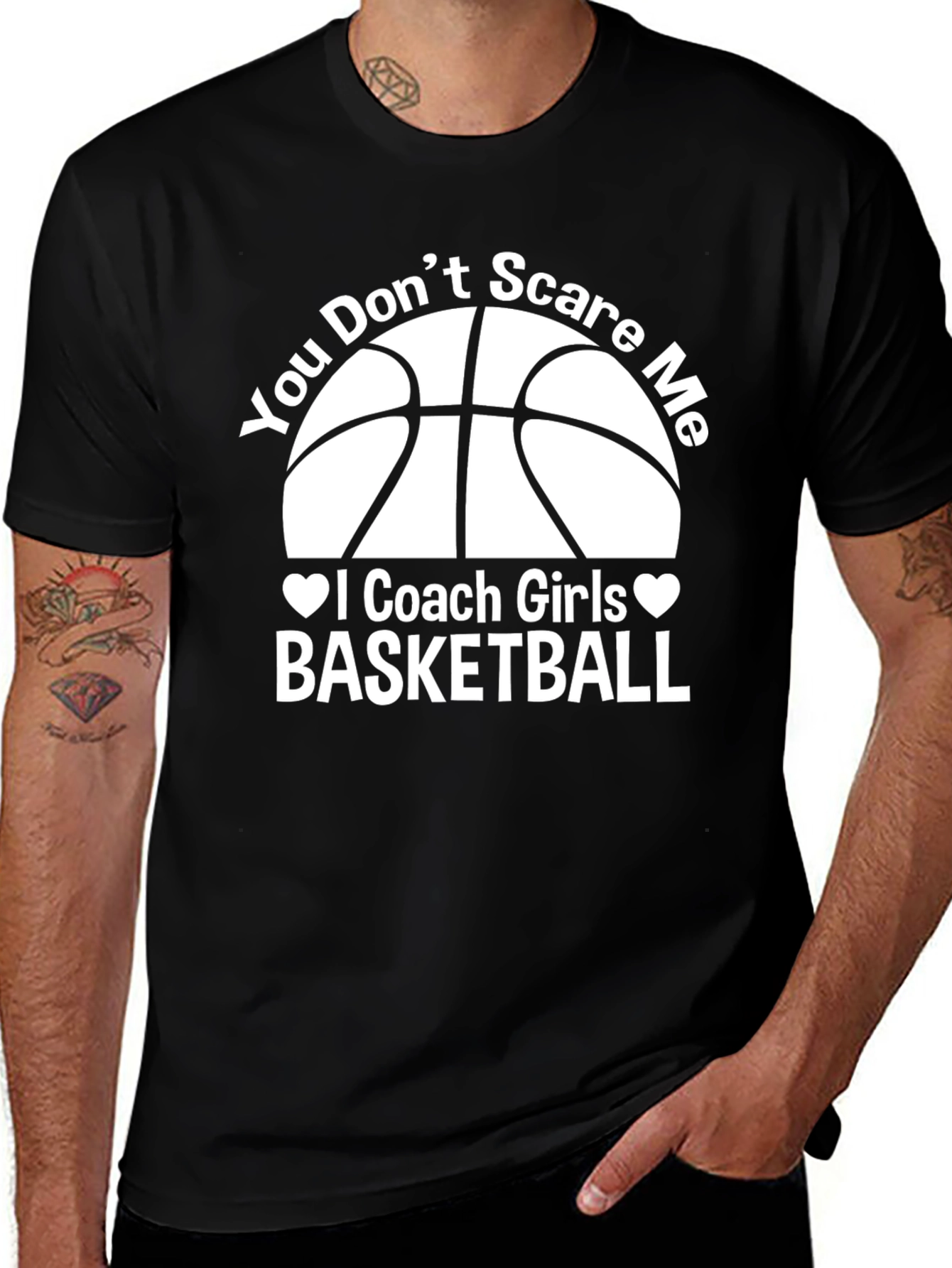 Basketball Coach Graphic T-Shirt